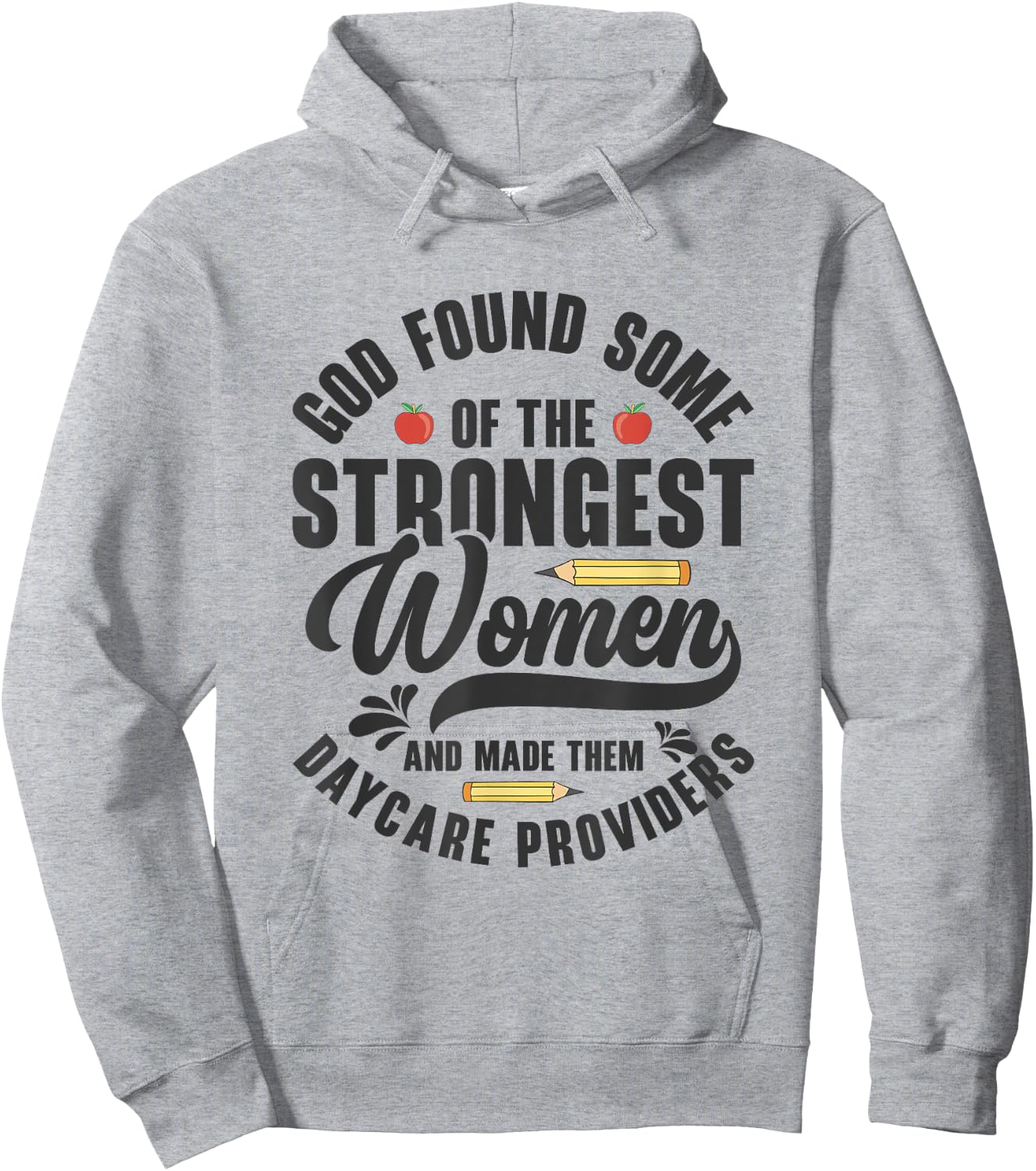 Funny Daycare Provider Children Education Childcare Teacher Women Hoodie - Hoodie | Ash