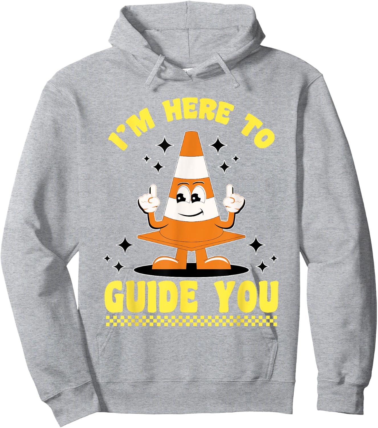 Traffic Cone Halloween Costume I'm Here To Guide You Hoodie - Hoodie | Ash