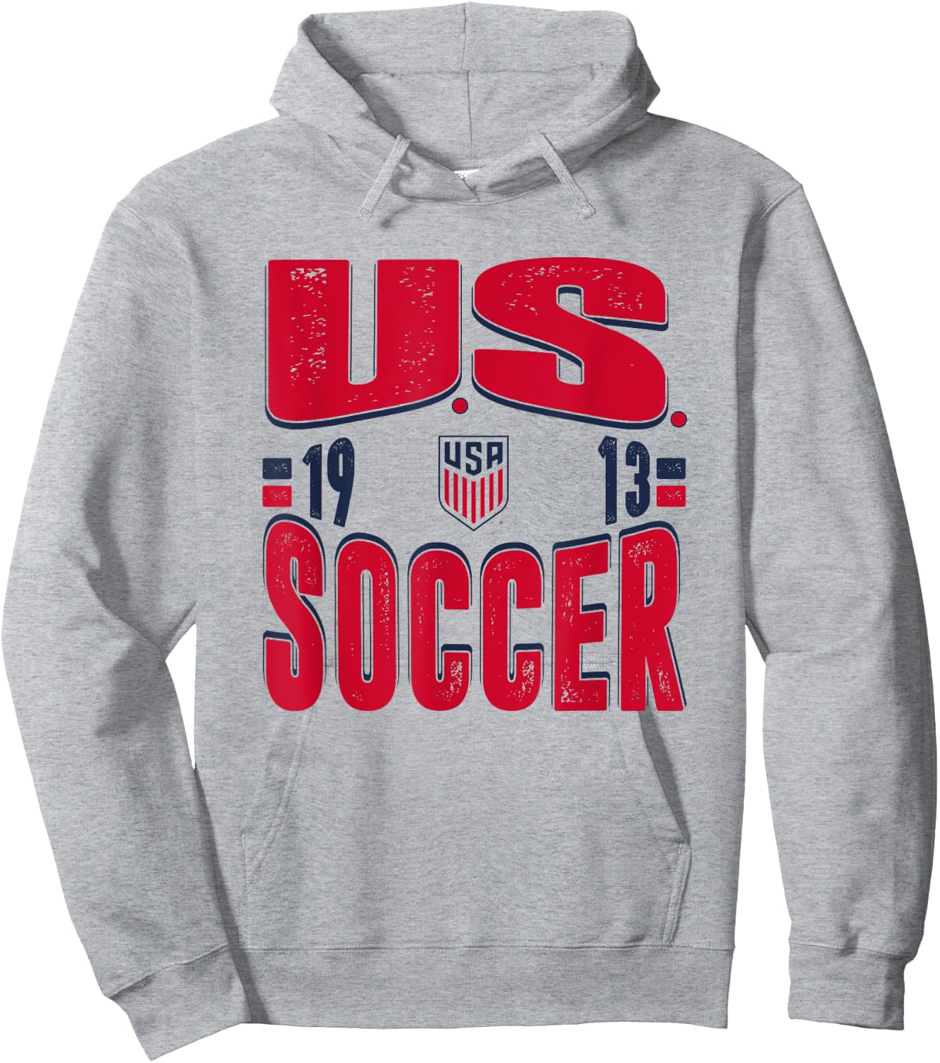 U.S. Soccer Vintage 1913 White USMNT Officially Licensed Hoodie - Hoodie | Ash
