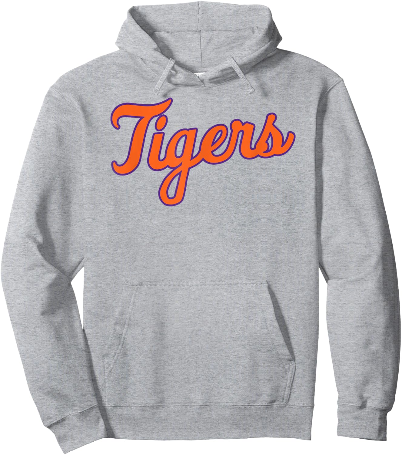 Clemson Tigers Cursive Mascot Officially Licensed Hoodie - Hoodie | Ash