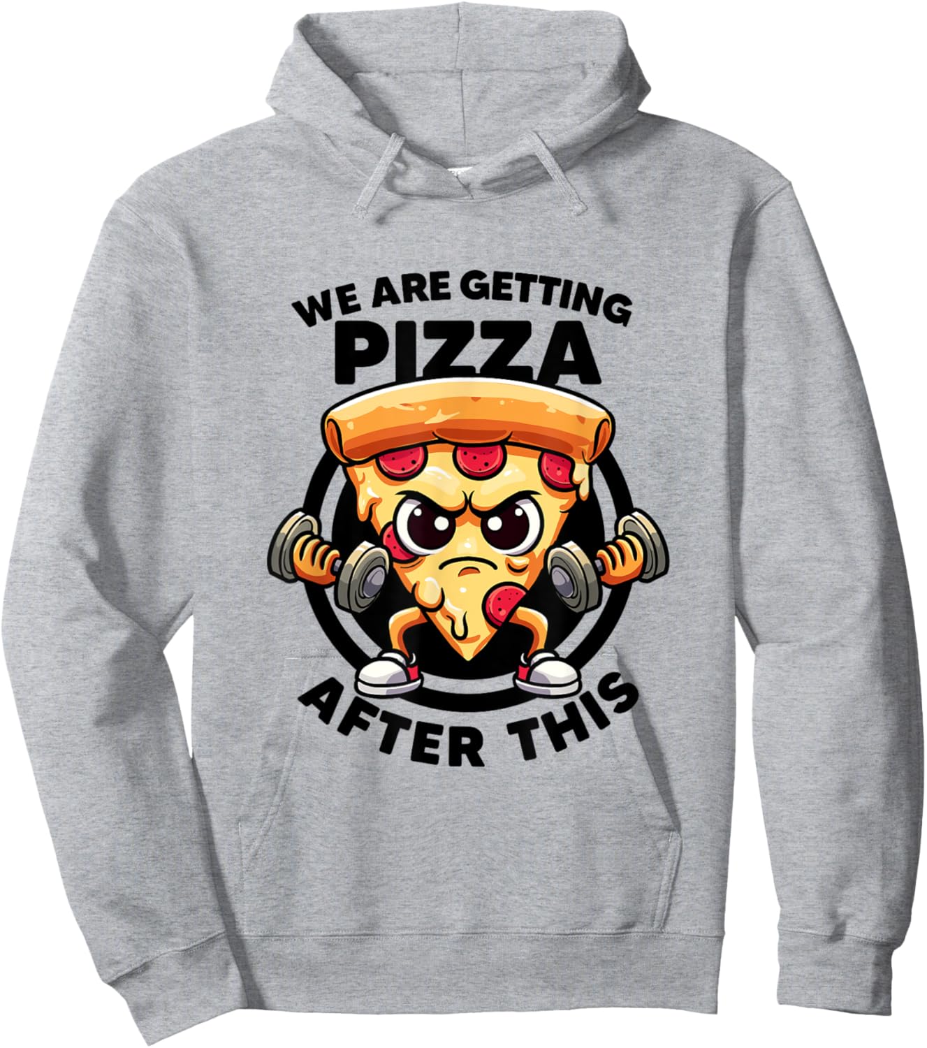 We Are Getting Pizza After This Funny Gym Quotes Gym Fitness Hoodie - Hoodie | Ash