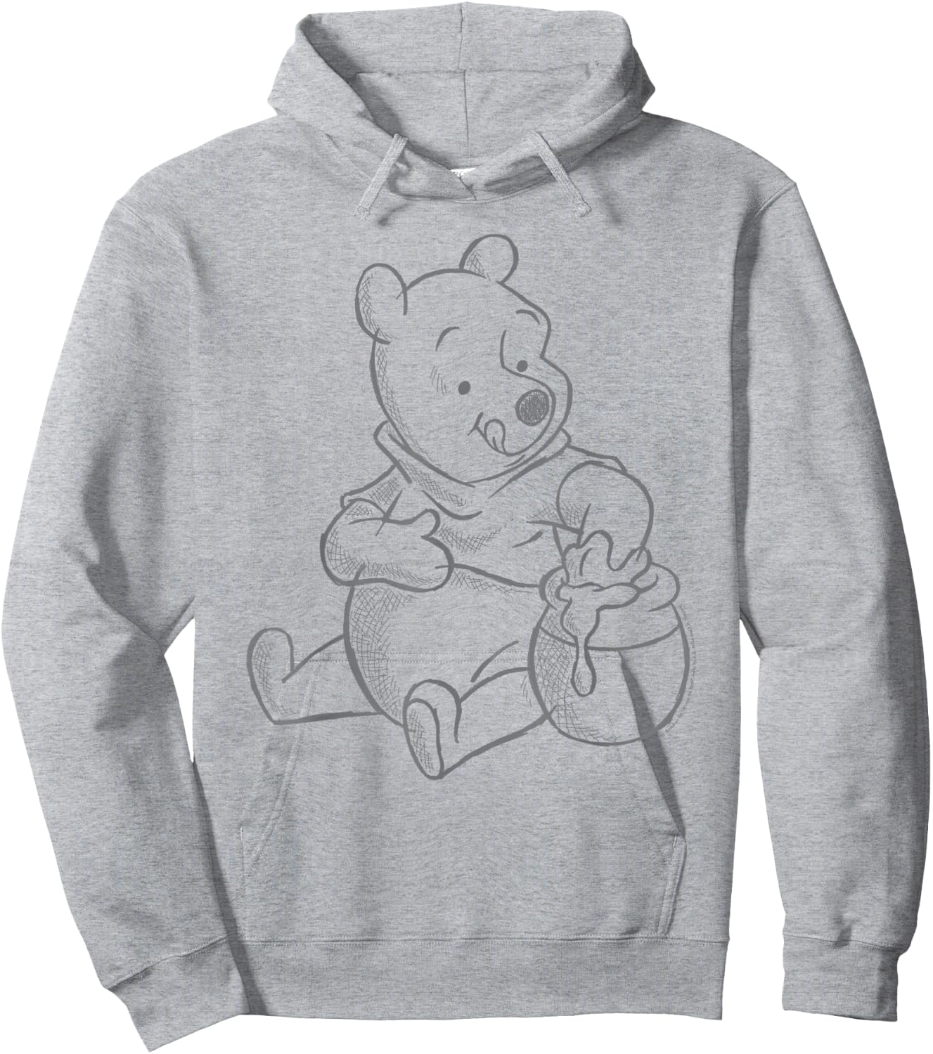 Disney Winnie the Pooh Sketch Hoodie - Hoodie | Ash