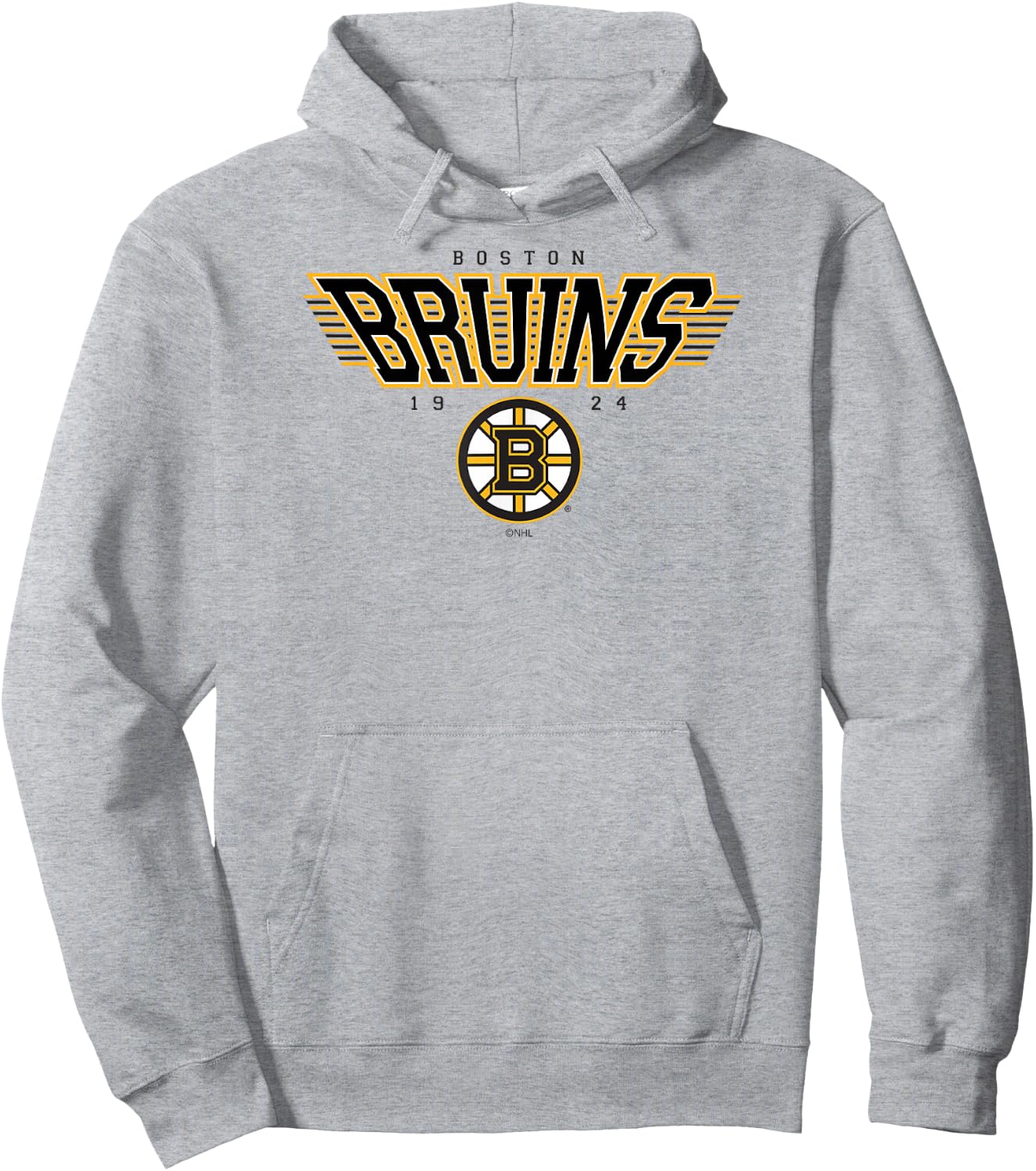 Boston Bruins Laser Gray Officially Licensed Hoodie - Hoodie | Ash