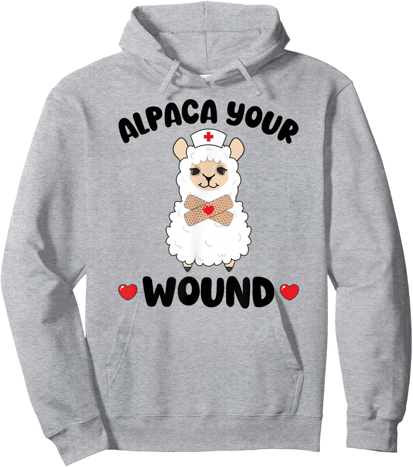 Alpaca Your Wound Care Nurse Wound Care Nursing Wound Nurse Hoodie - Hoodie | Ash