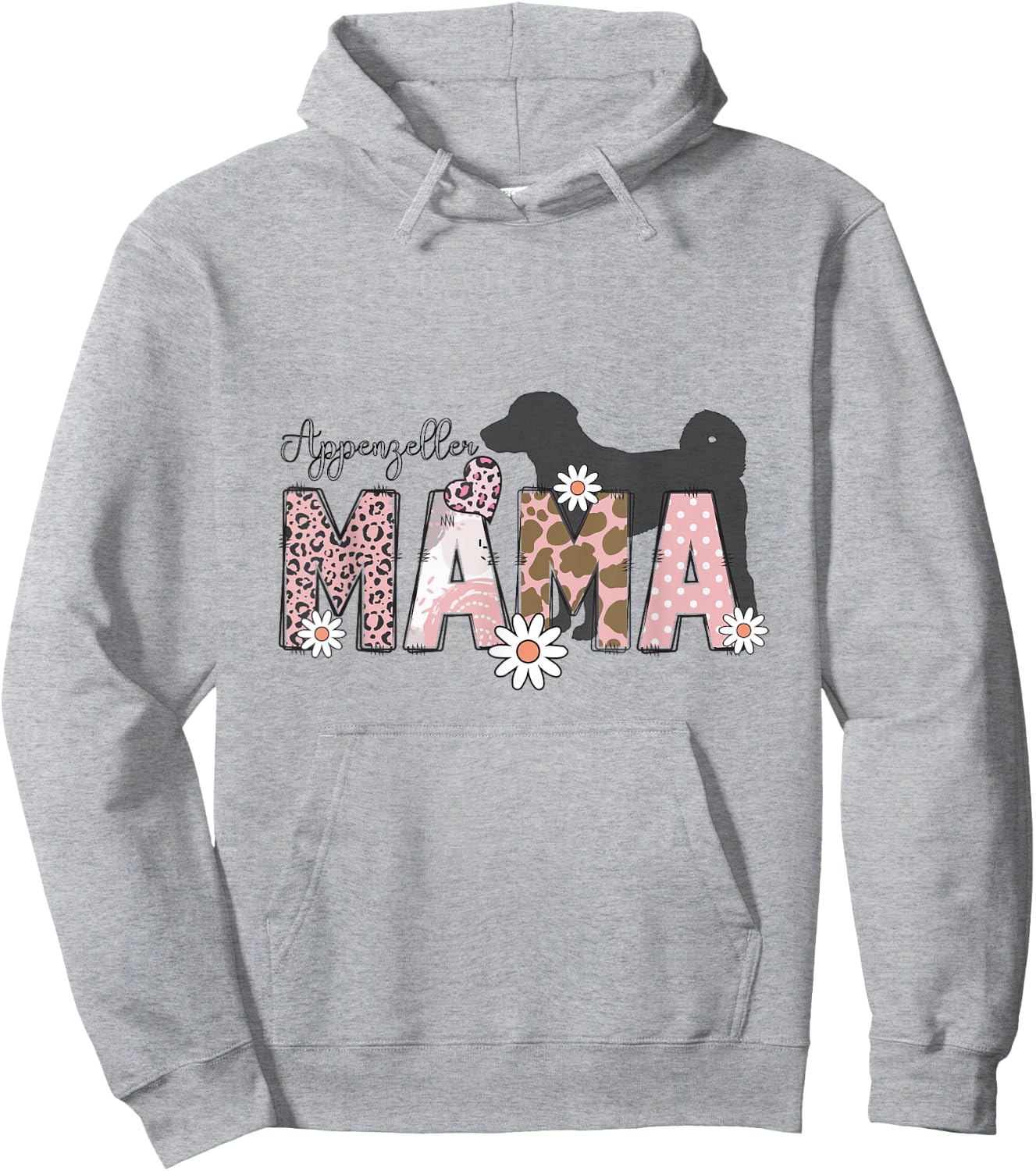 Appenzeller Sennenhund Schweizer Sennenhund Hunde Hund Hoodie - Hoodie | Ash