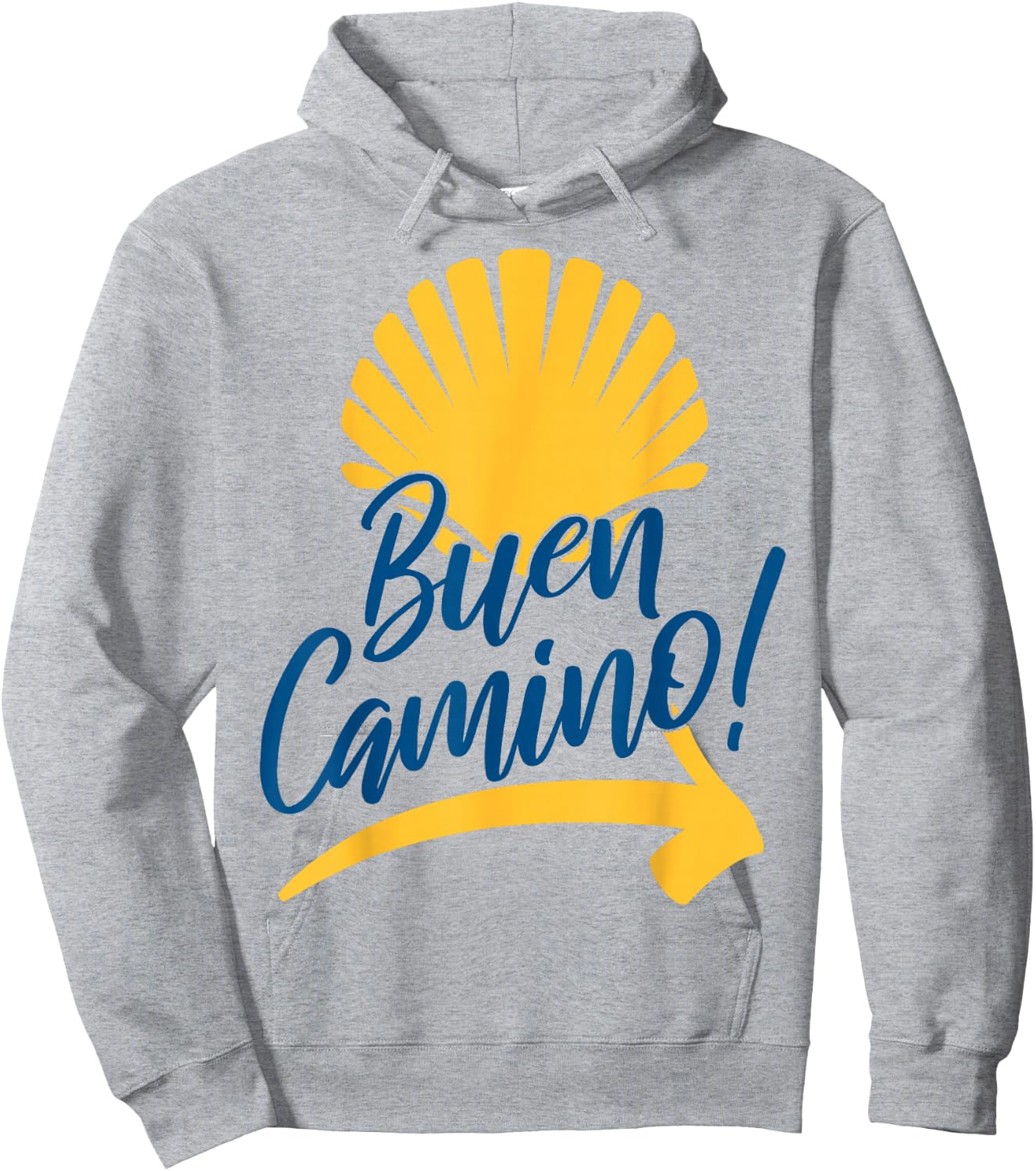 Buen Camino Pilgrimage Camino De Santiago Hiker Hoodie - Hoodie | Ash