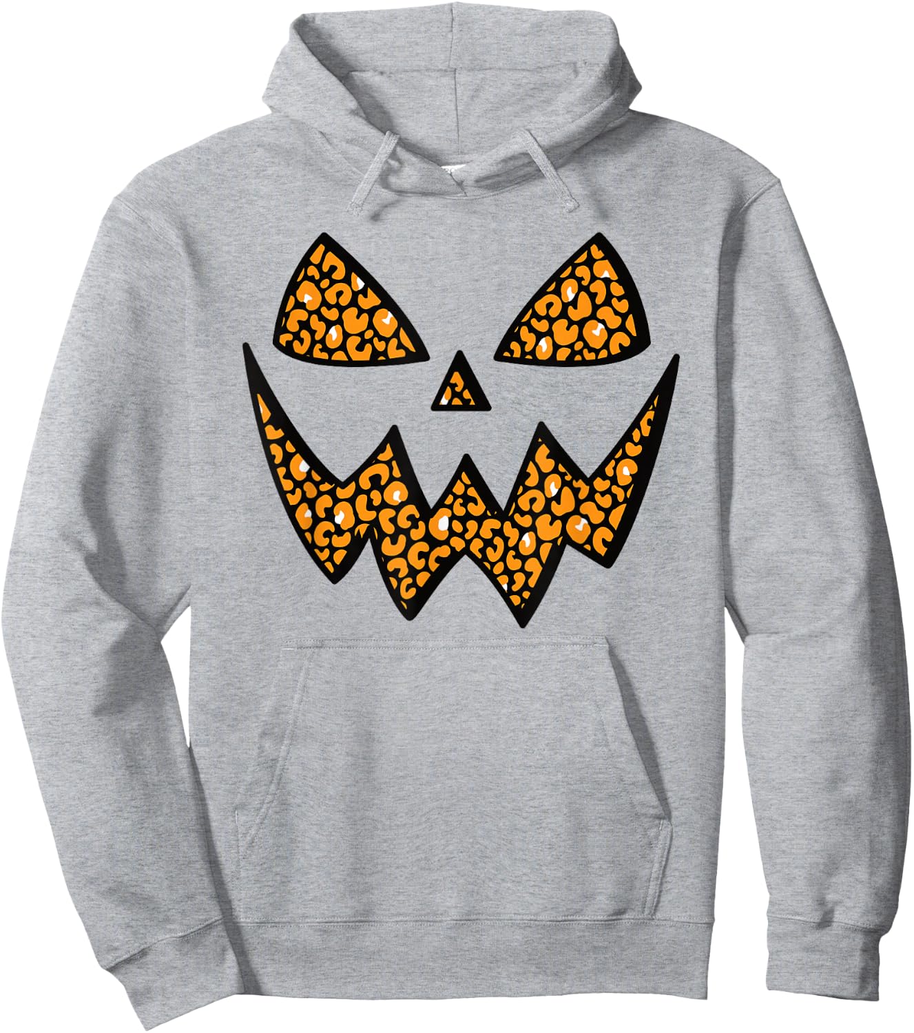 Halloween Jack O Lantern Pumpkin Face Men Women Kids Hoodie - Hoodie | Ash