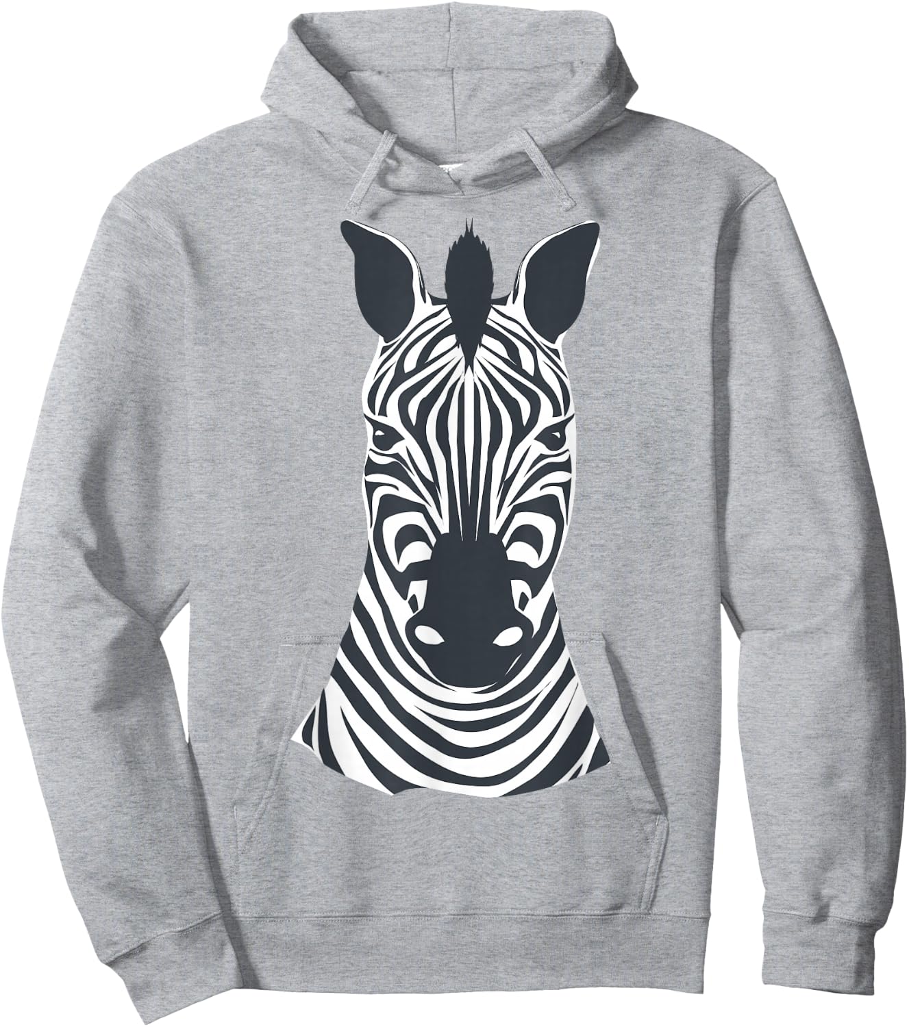 DIY Fancy Dress Kids Zebra Face Costume Boys Girls Child , White, s Hoodie - Hoodie | Ash