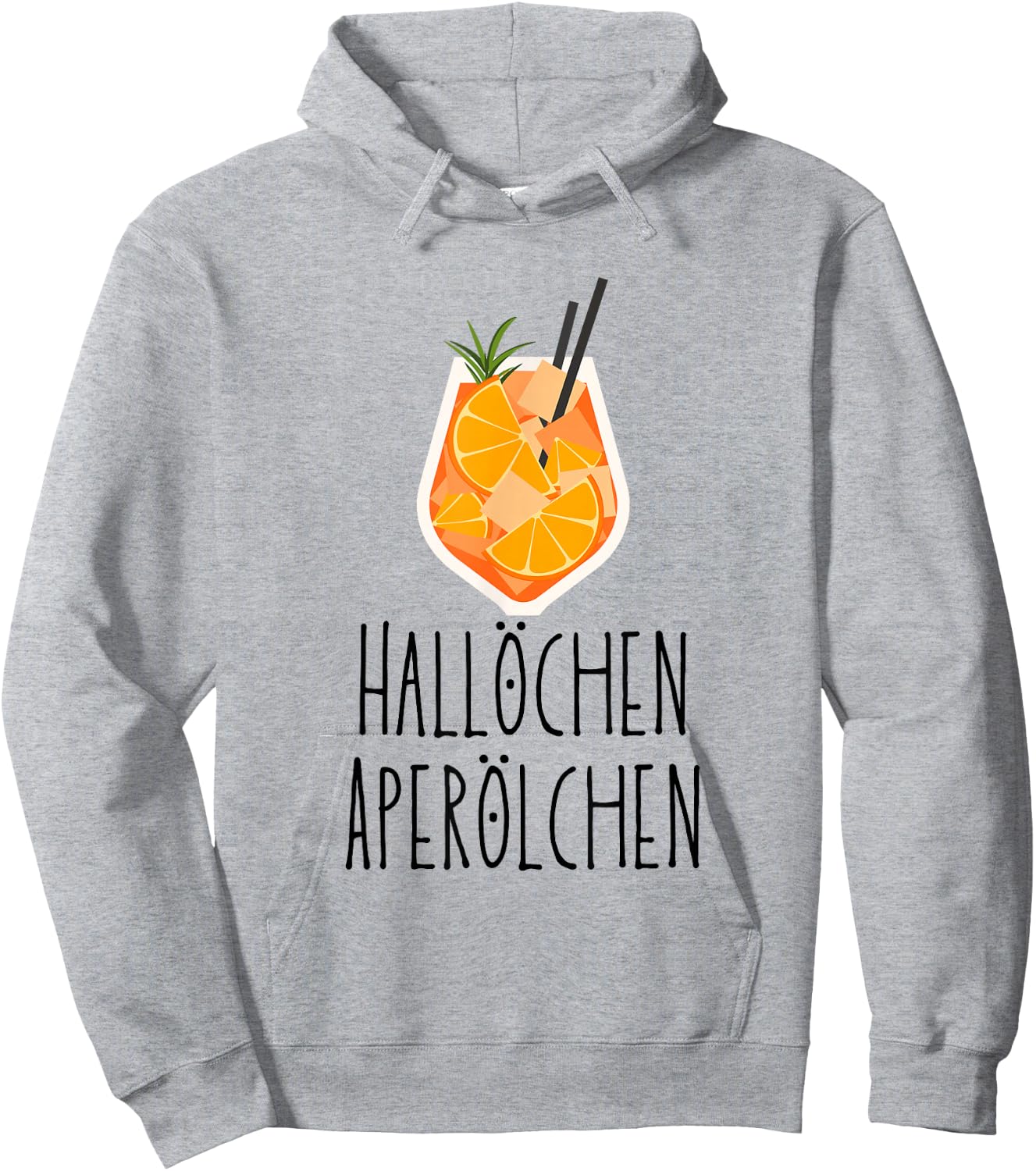 Hallöchen Aperölchen | Holy Aperollin Spritz Aperoly Aperoli , White Hoodie - Hoodie | Ash