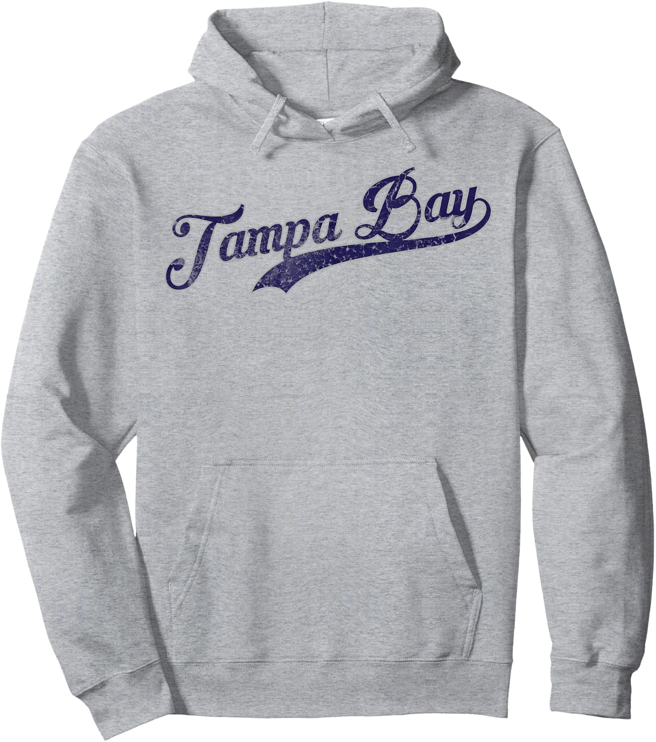 Vintage Baseball Tampa Bay Hoodie - Hoodie | Ash