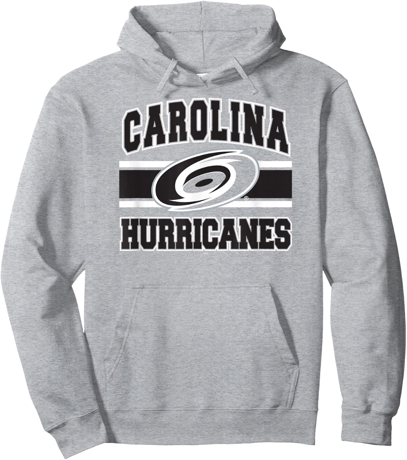 Carolina Hurricanes Stripe Red Officially Licensed Hoodie - Hoodie | Ash