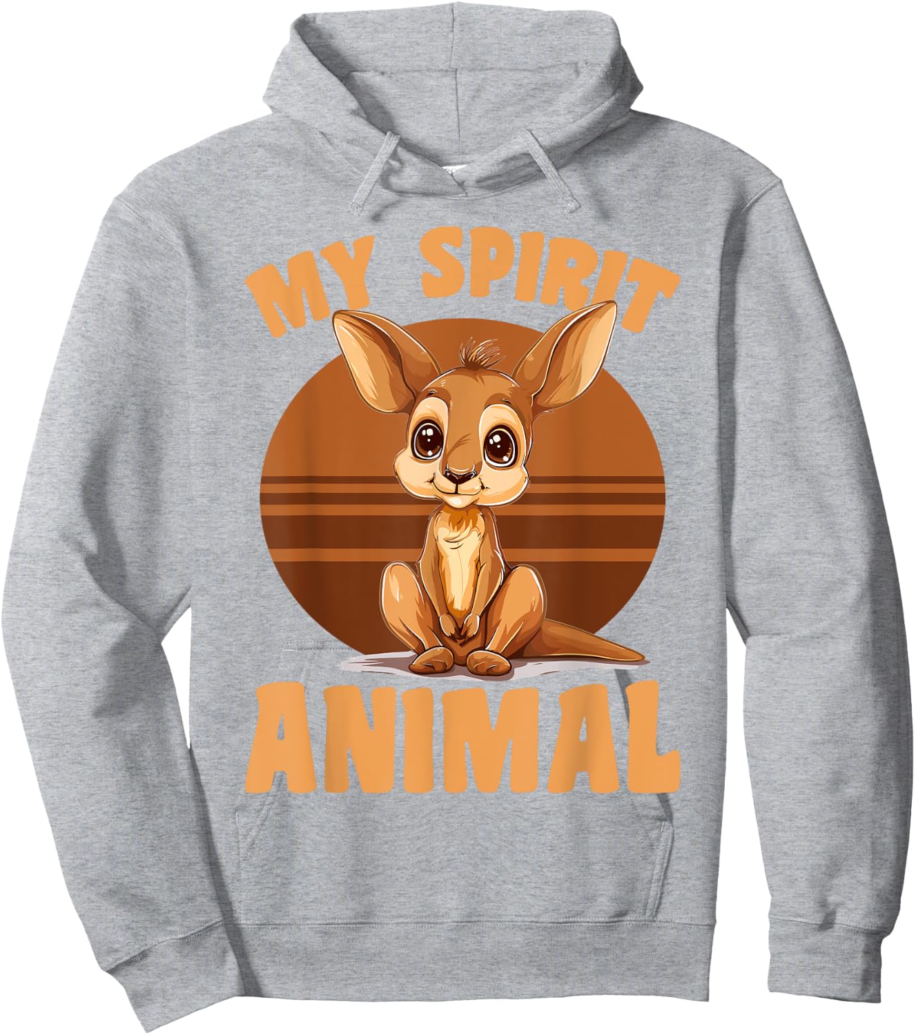 Funny Kangaroo Australia Animal my spirit animal Hoodie - Hoodie | Ash