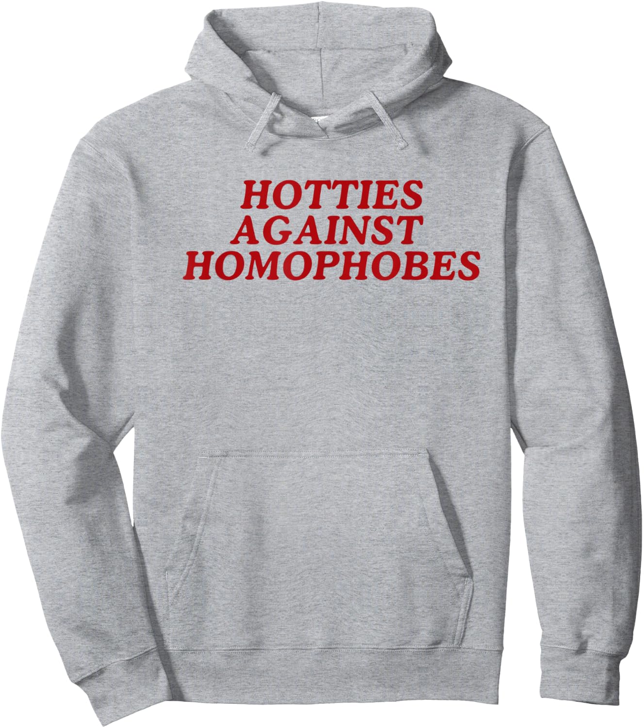 Hotties Against Homophobes Lesbian Queer Pride Month LGBTQ Hoodie - Hoodie | Ash