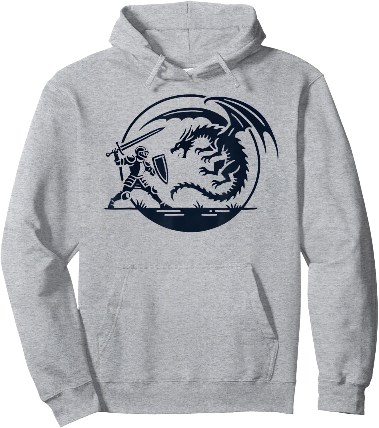 Medieval Dragon Knight Renaissance Fair Faire Festival Theme Hoodie - Hoodie | Ash
