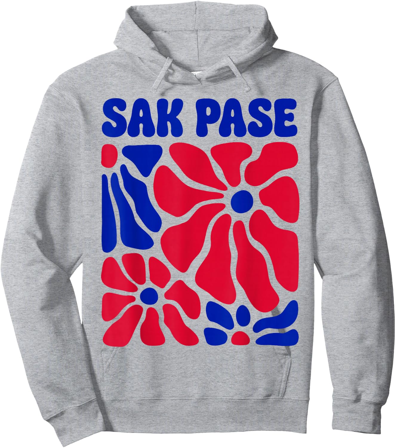 Sak Pase Haitian Floral Boho Flowers Haiti Haitian Girl Hoodie - Hoodie | Ash