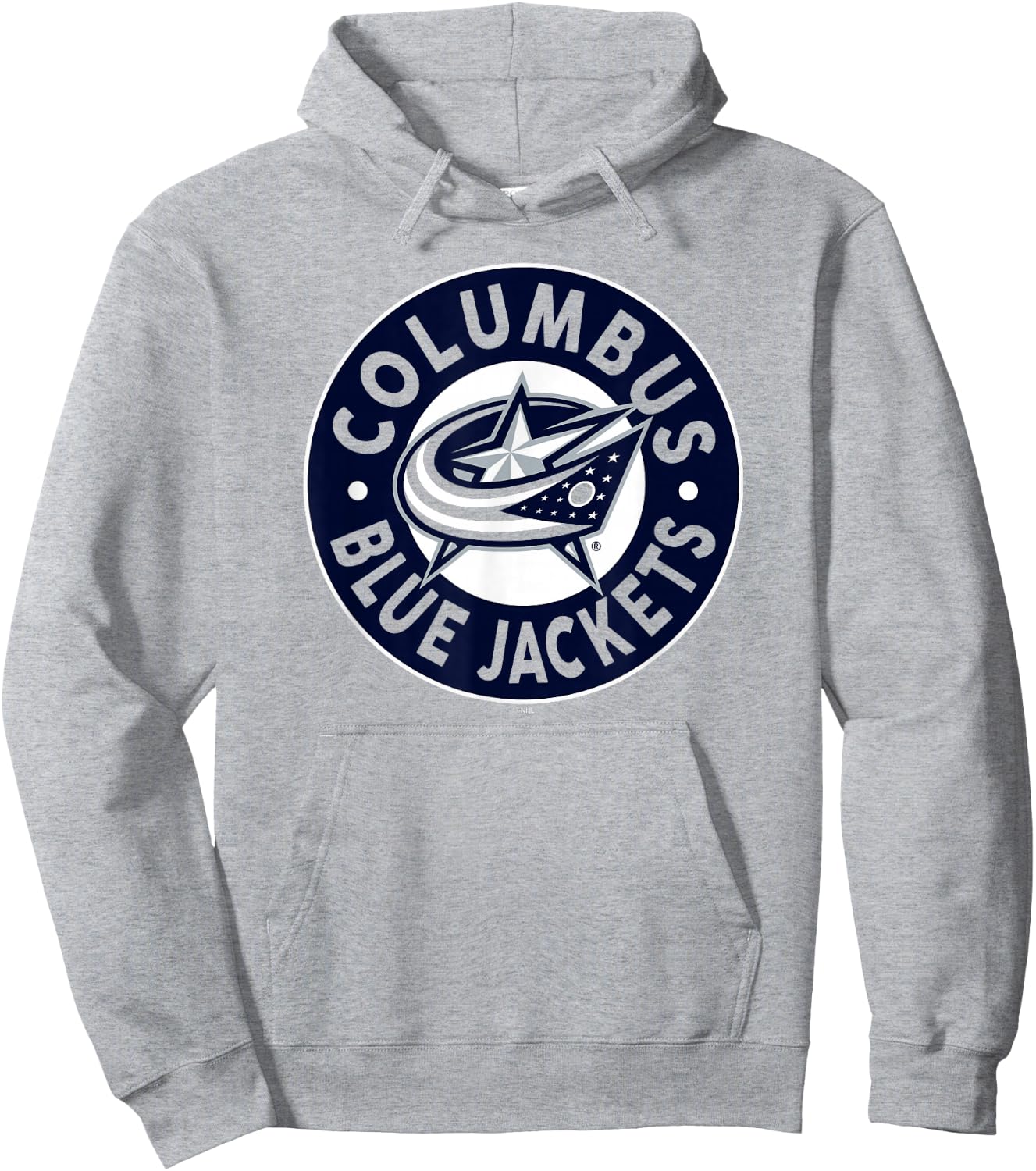 Columbus Blue Jackets Symbol Red Officially Licensed Hoodie - Hoodie | Ash