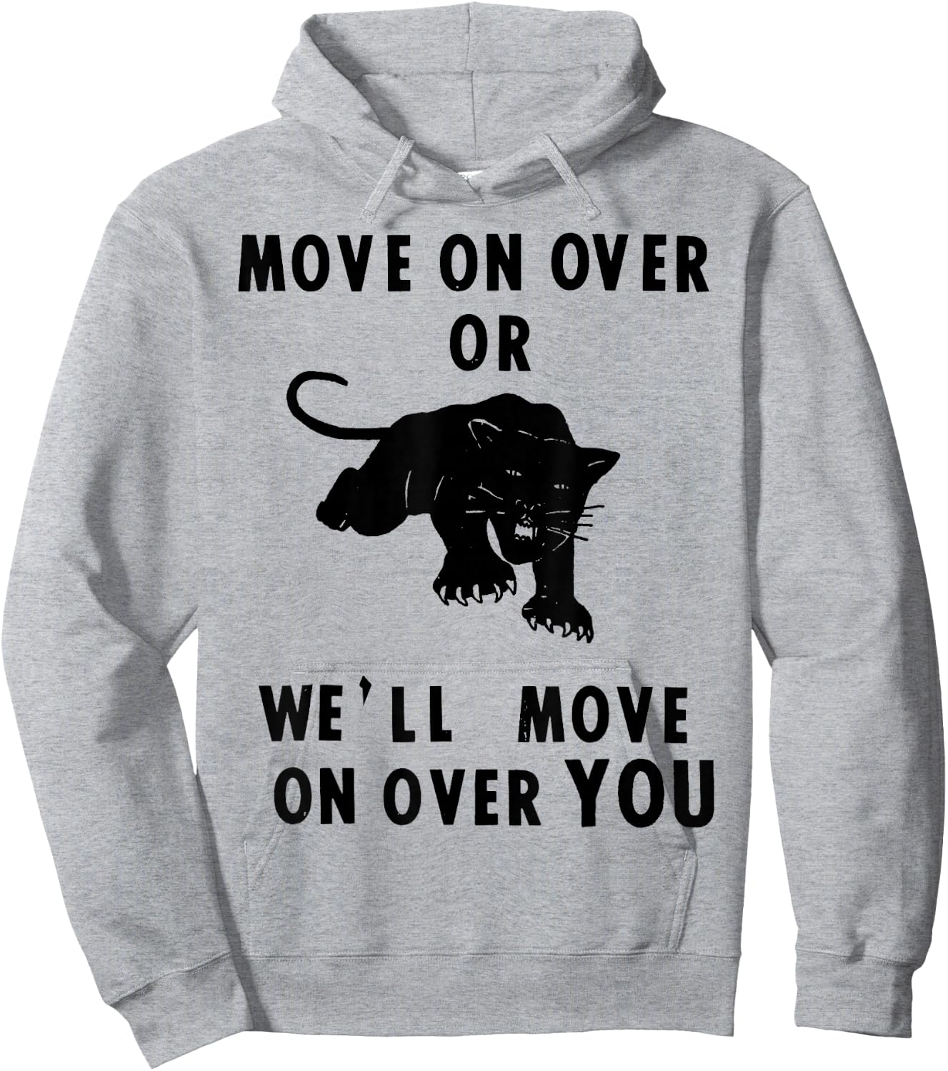 Vintage Black History BPP Self Defense Black Panthers Party Hoodie - Hoodie | Ash