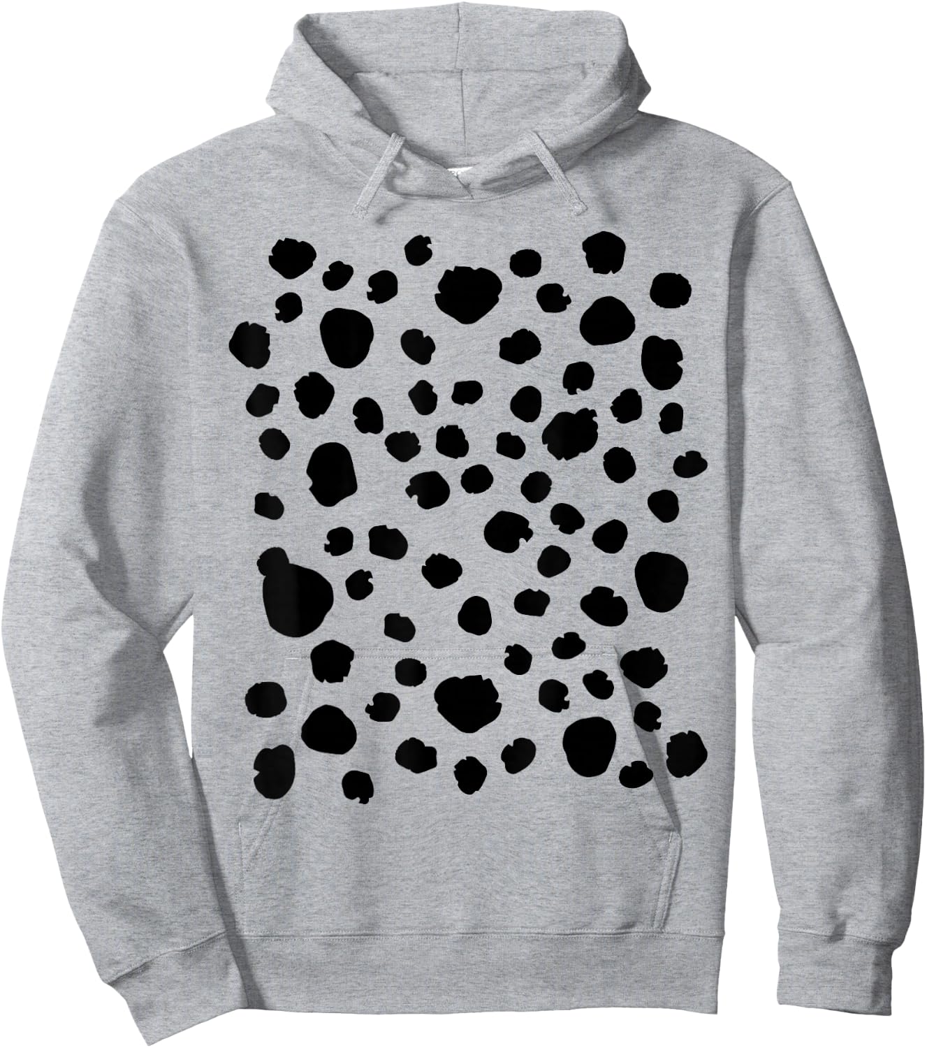 Spotted White with Black Polka Dots Dalmatian Kids Hoodie - Hoodie | Ash
