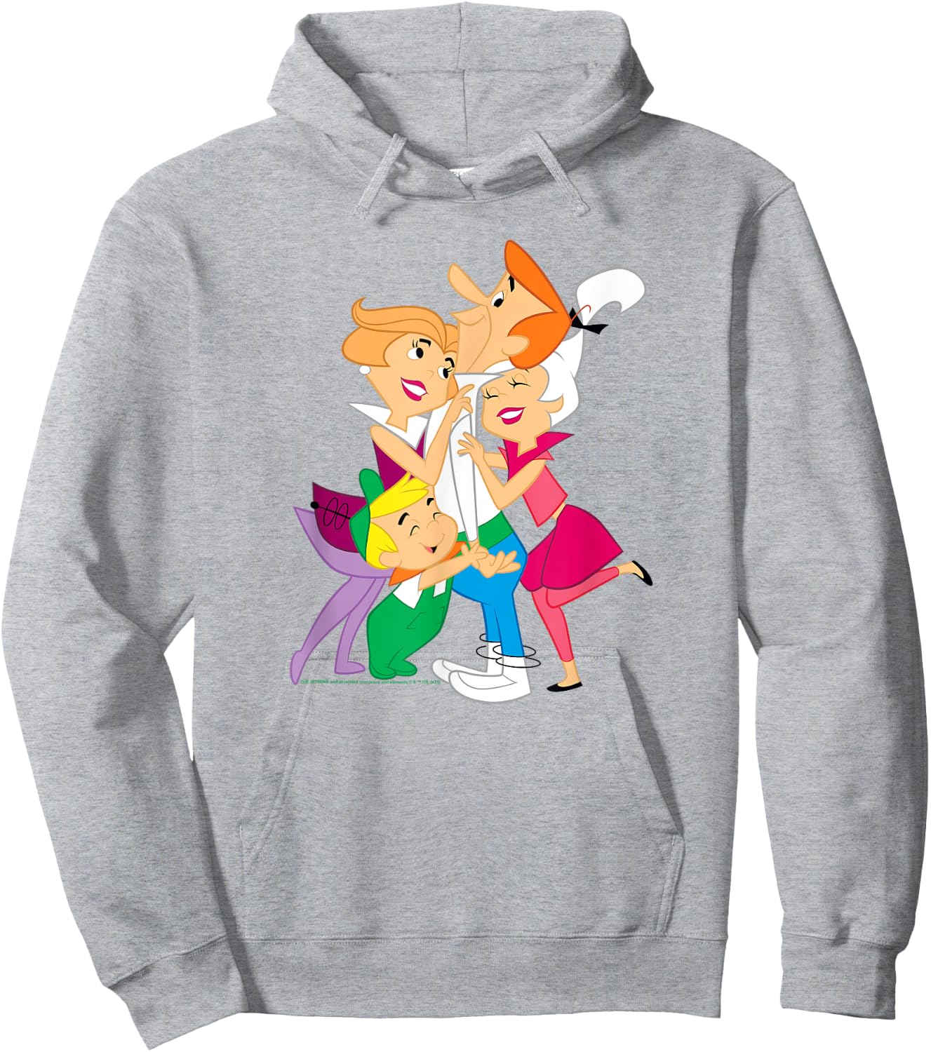 The Jetsons George Jane Judy Elroy Group Hug Hoodie - Hoodie | Ash