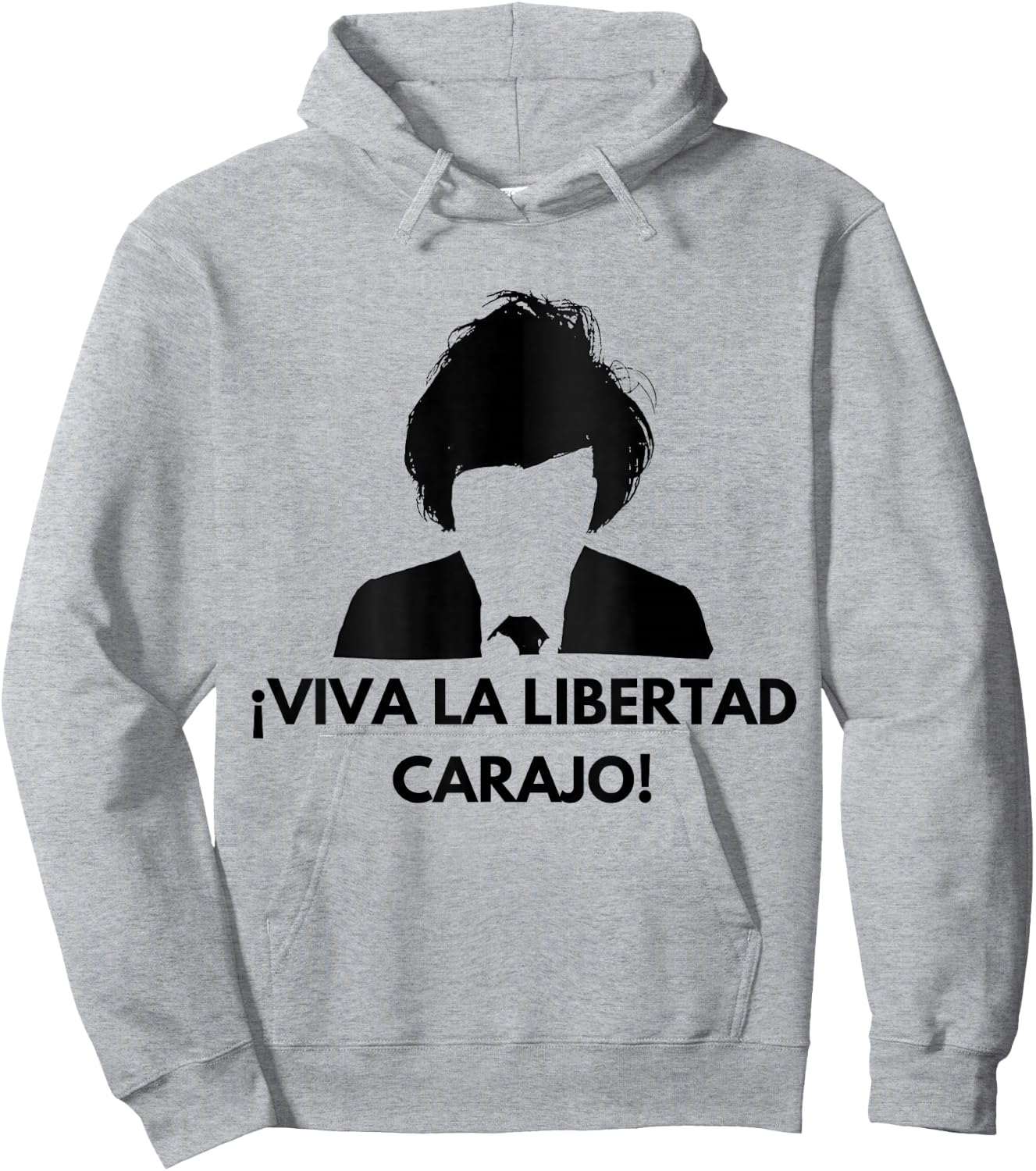 Javier Milei - Peluca Milei - Viva la libertad carajo! Hoodie - Hoodie | Ash