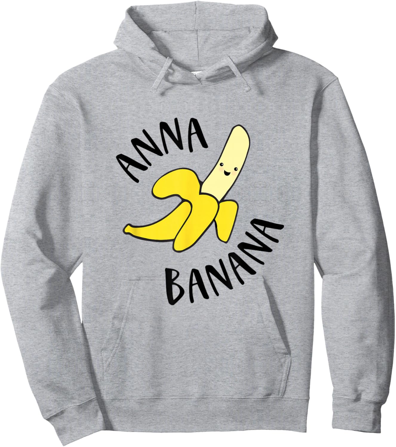 Anna Banana Name Hoodie - Hoodie | Ash