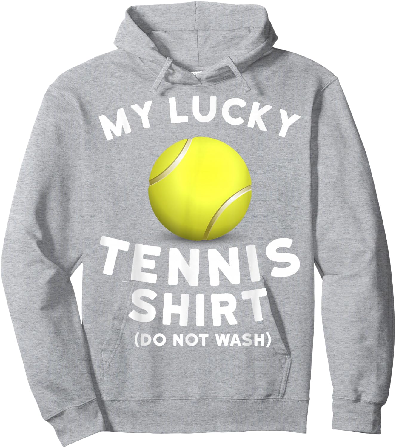 My Lucky Tennis Shirt Funny Tennis Shirt for Tennis Players Hoodie - Hoodie | Ash