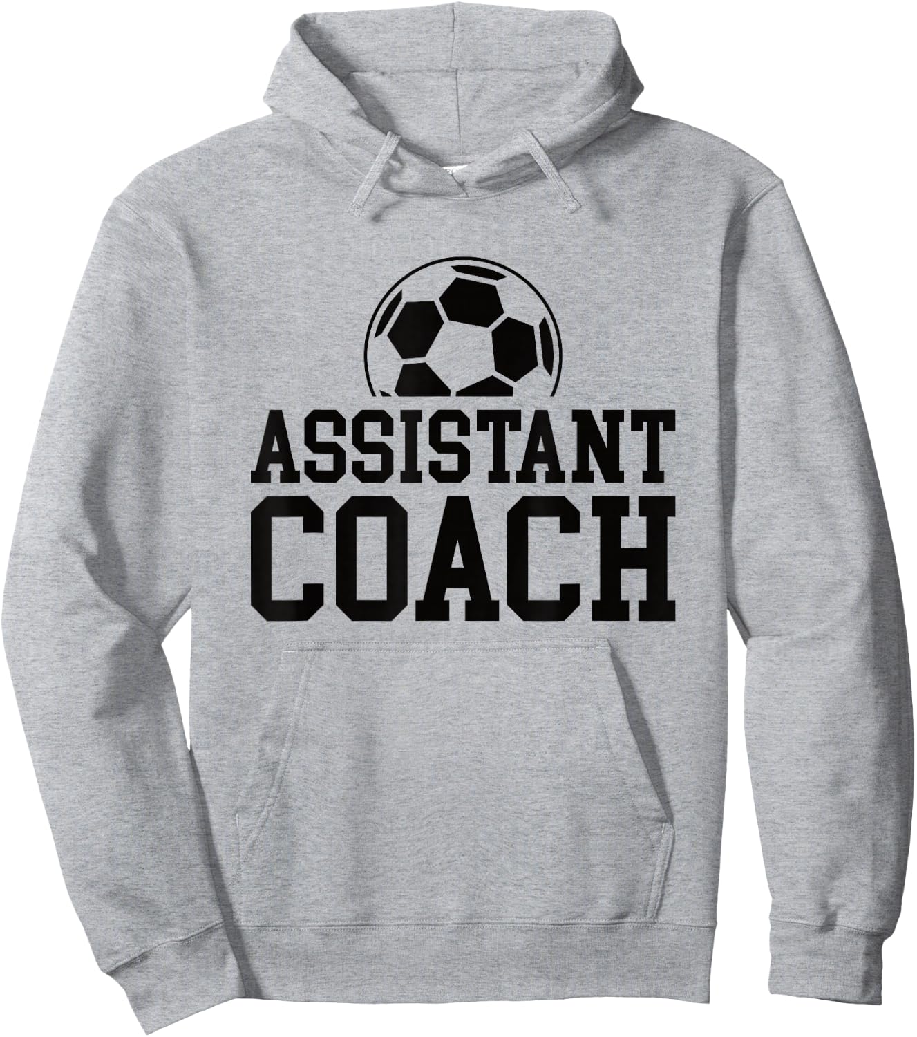 Assistant Soccer Coach Hoodie - Hoodie | Ash