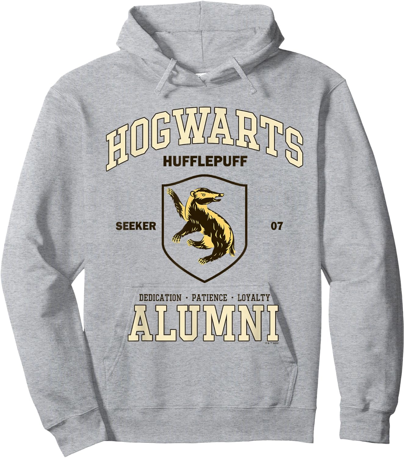 Harry Potter Hogwarts Hufflepuff Alumni Hoodie - Hoodie | Ash
