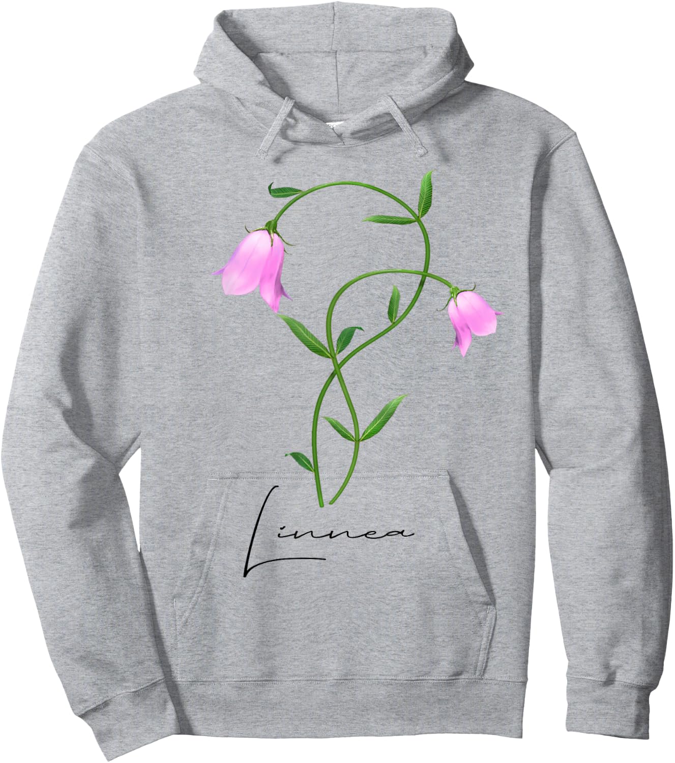Linnea Flower Twinflower Wildflower Wild Flower Pink Flowers Hoodie - Hoodie | Ash