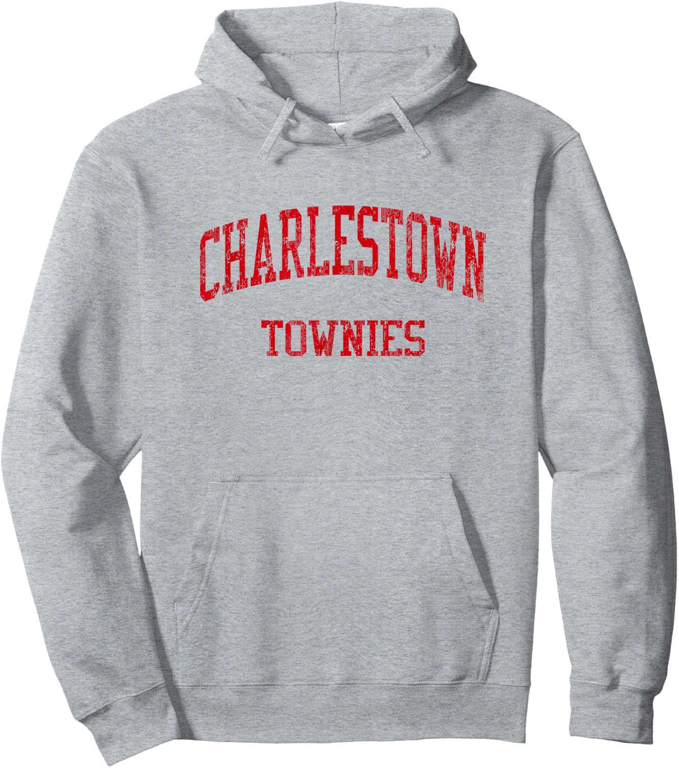 Charlestown High School HS Charlestown MA Vintage Sports Hoodie - Hoodie | Ash