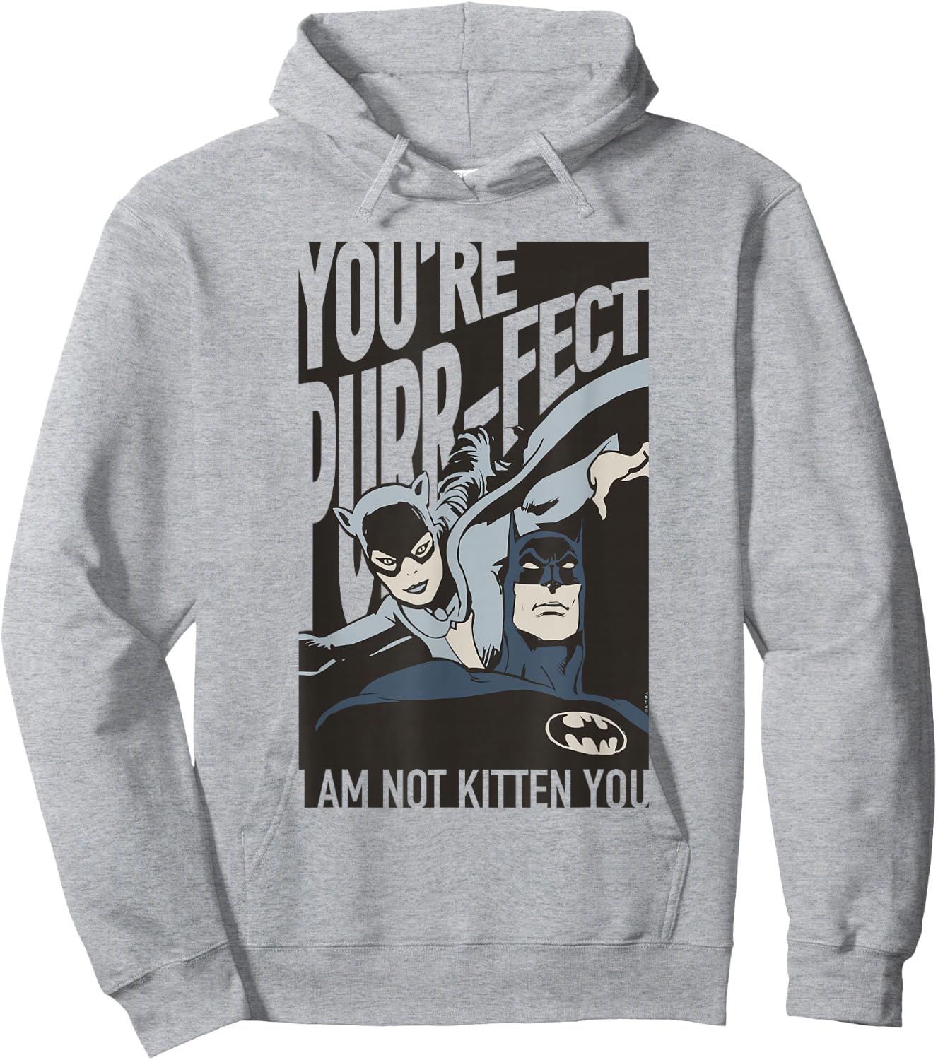 Batman Valentine's Day Catwoman You're Purrfect Hoodie - Hoodie | Ash
