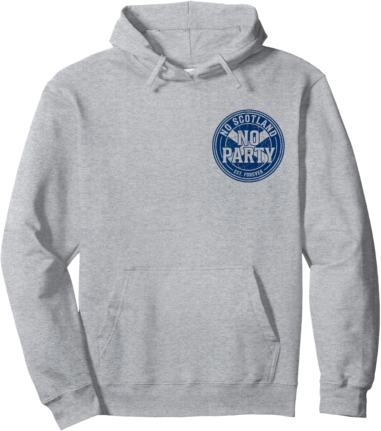 No Scotland No Party Football Proud Scottish Fan Pub Hoodie - Hoodie | Ash