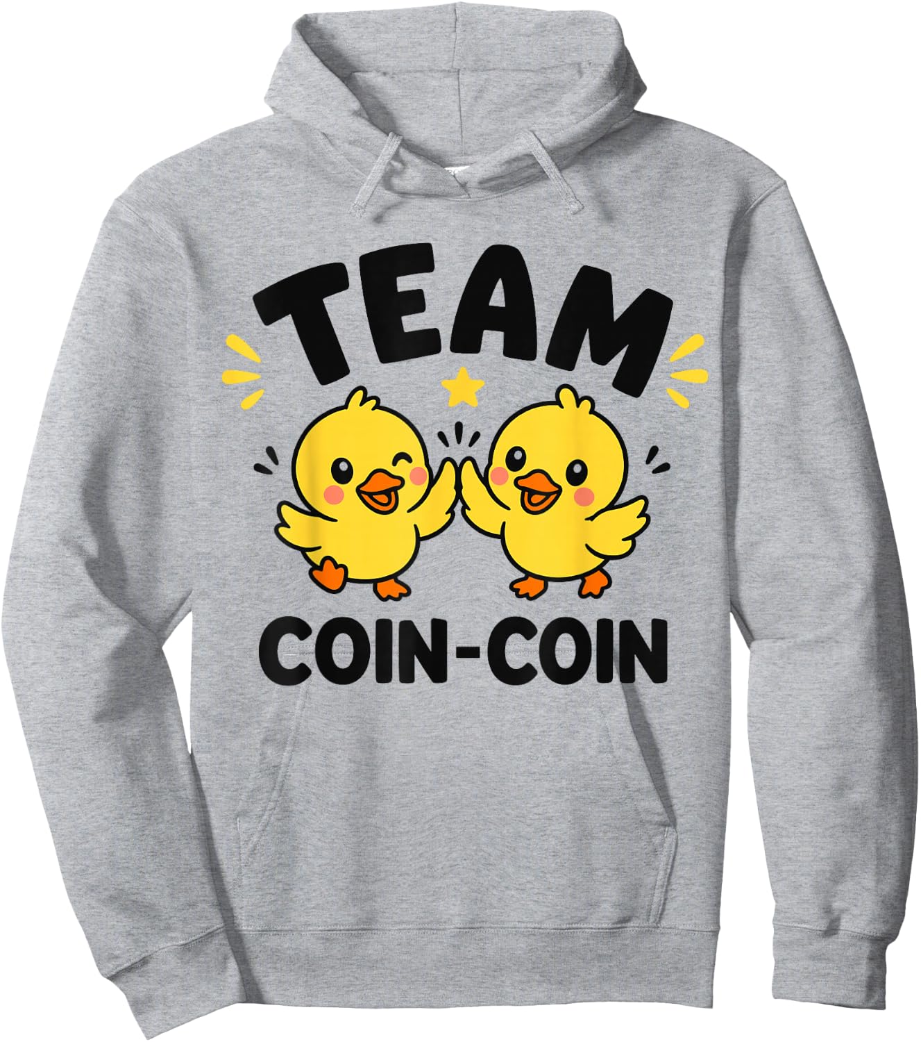 Citation Canard Enfant Humour Canard Team Coin-Coin Hoodie - Hoodie | Ash