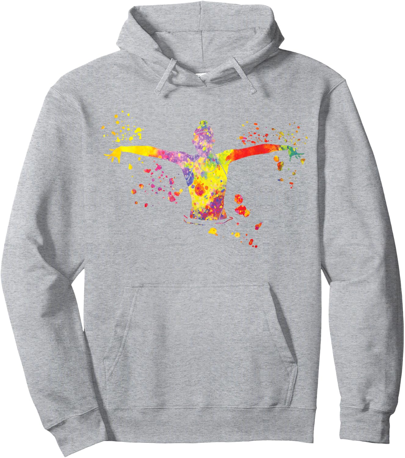 Colorsplash Team Artistic Swim , white, S Hoodie - Hoodie | Ash