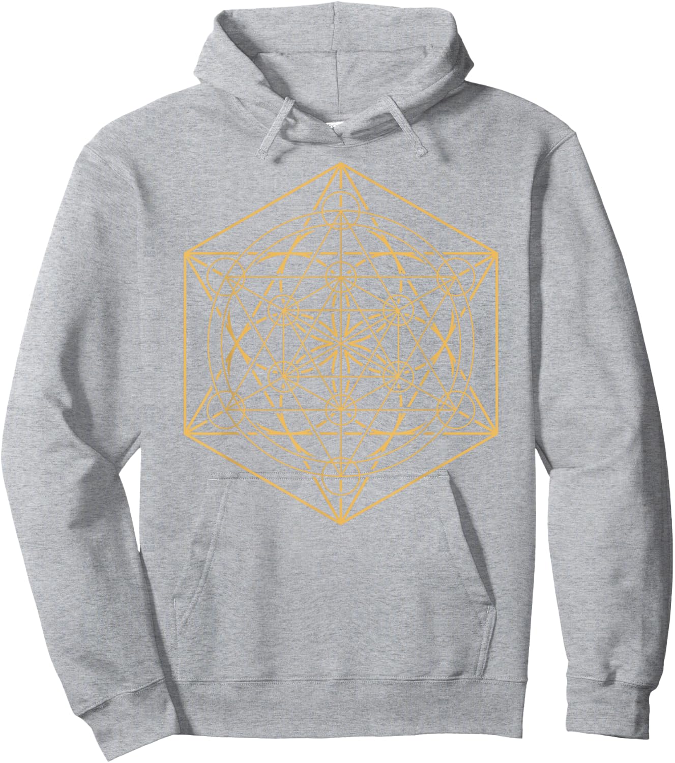 Chakra Tetrahedron Merkaba Yoga Meditation Sacred Geometry Hoodie - Hoodie | Ash
