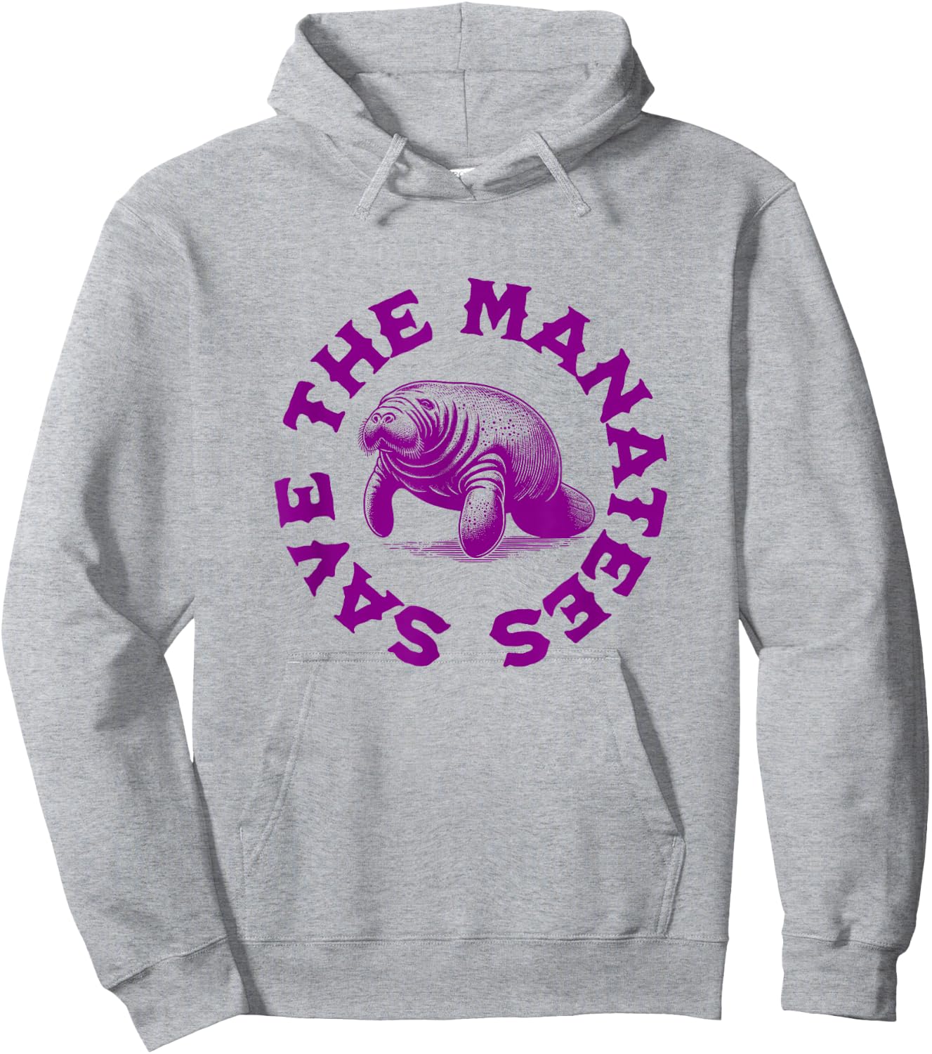 Save The Manatees Hoodie - Hoodie | Ash