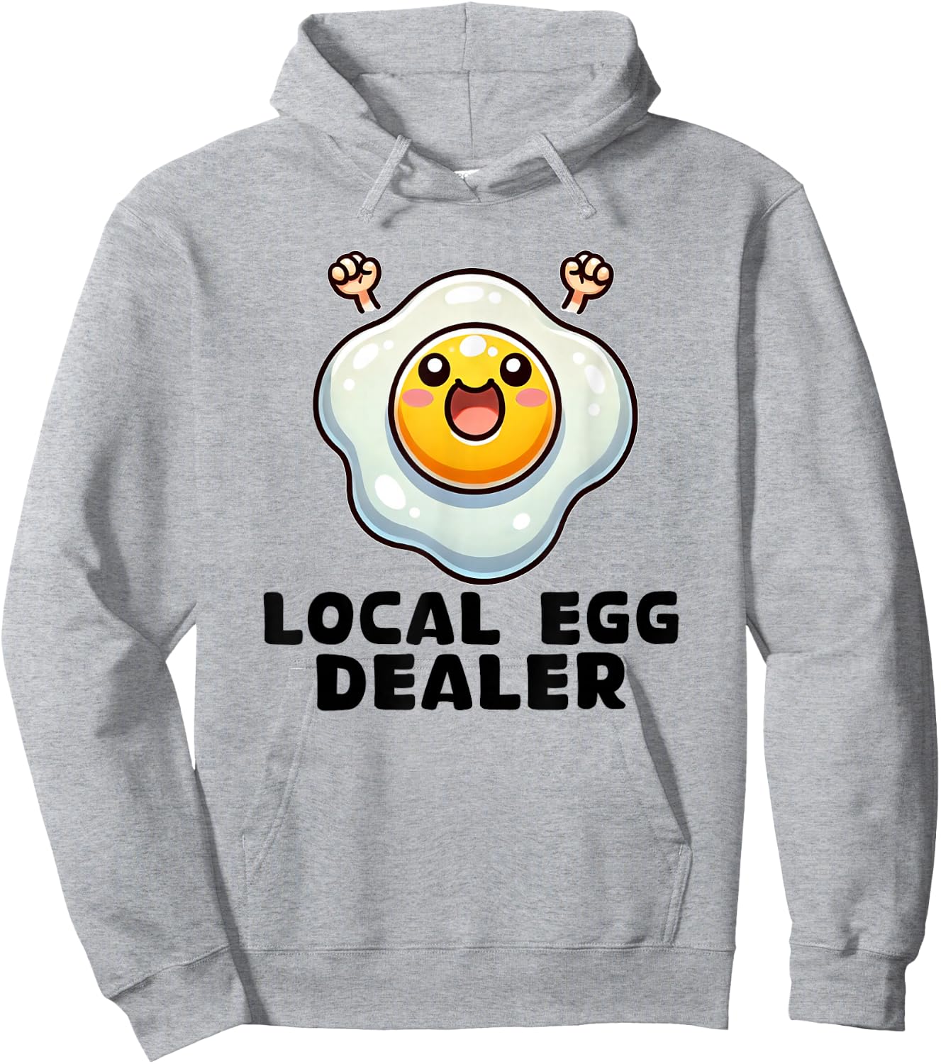 T-Shirt Hoodie - Hoodie | Ash
