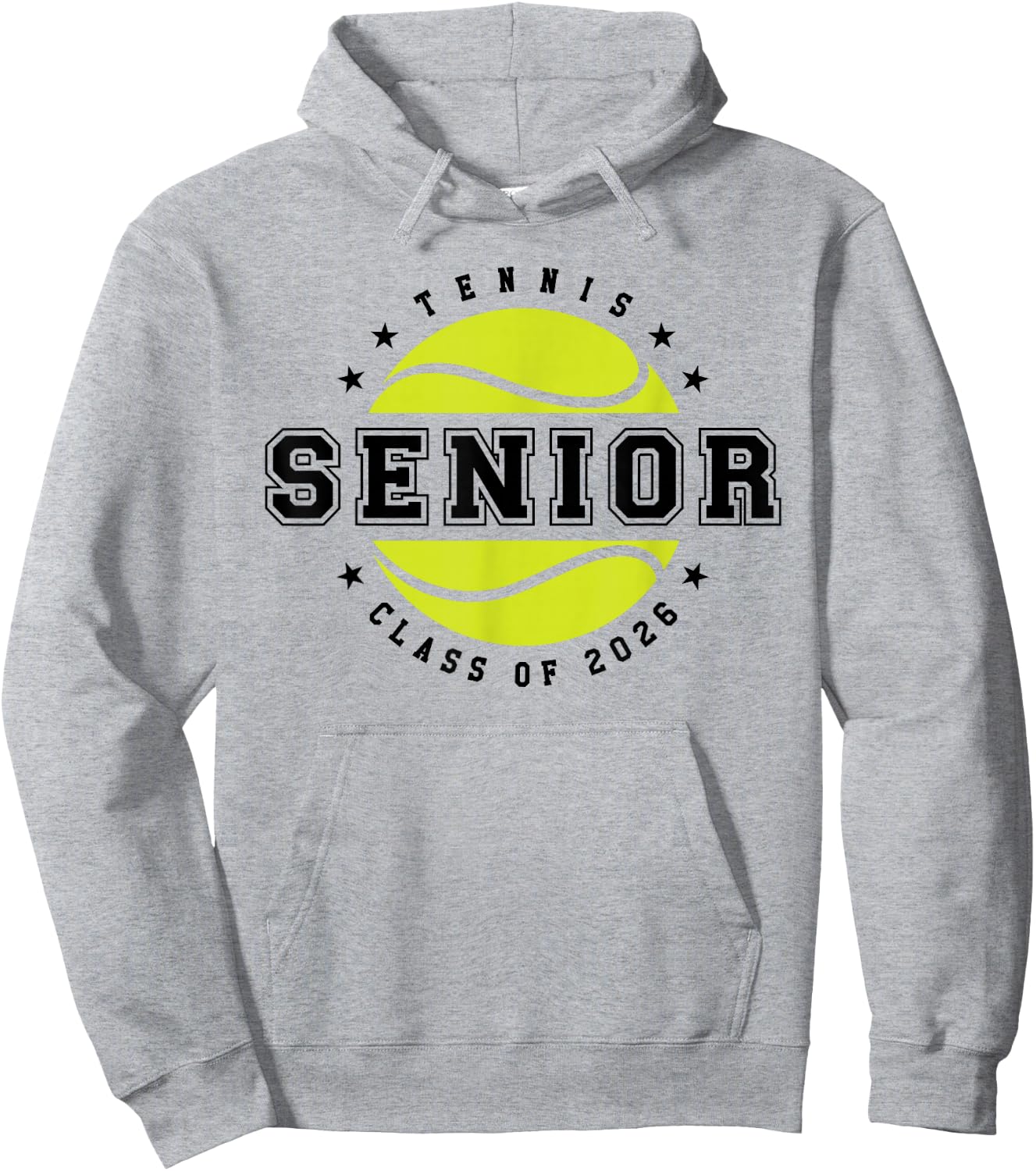 Tennis Player Senior Year Class of 2026 Boys Girls Hoodie - Hoodie | Ash
