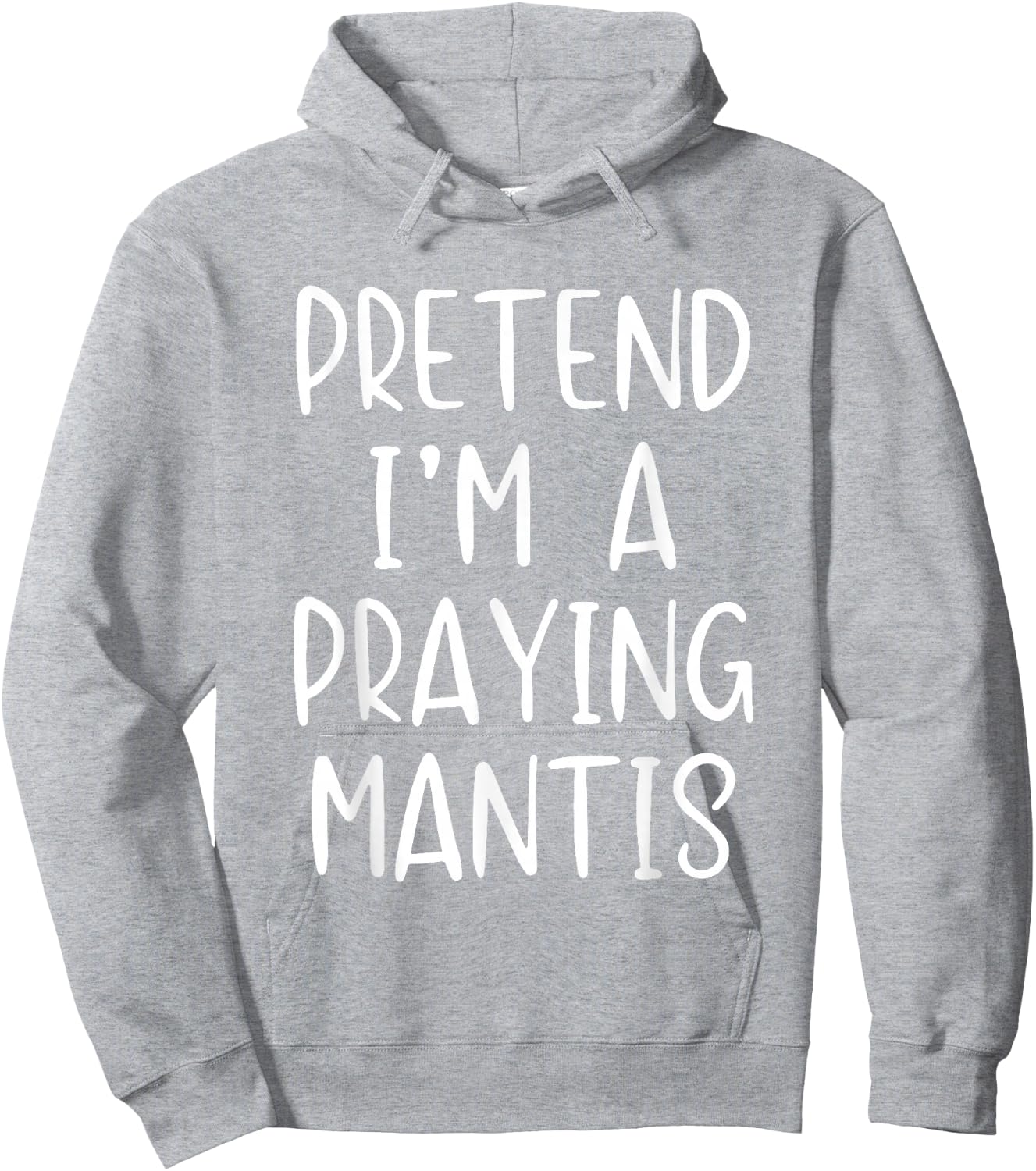 Pretend I'm A Praying Mantis Costume Halloween Simple Kid Hoodie - Hoodie | Ash