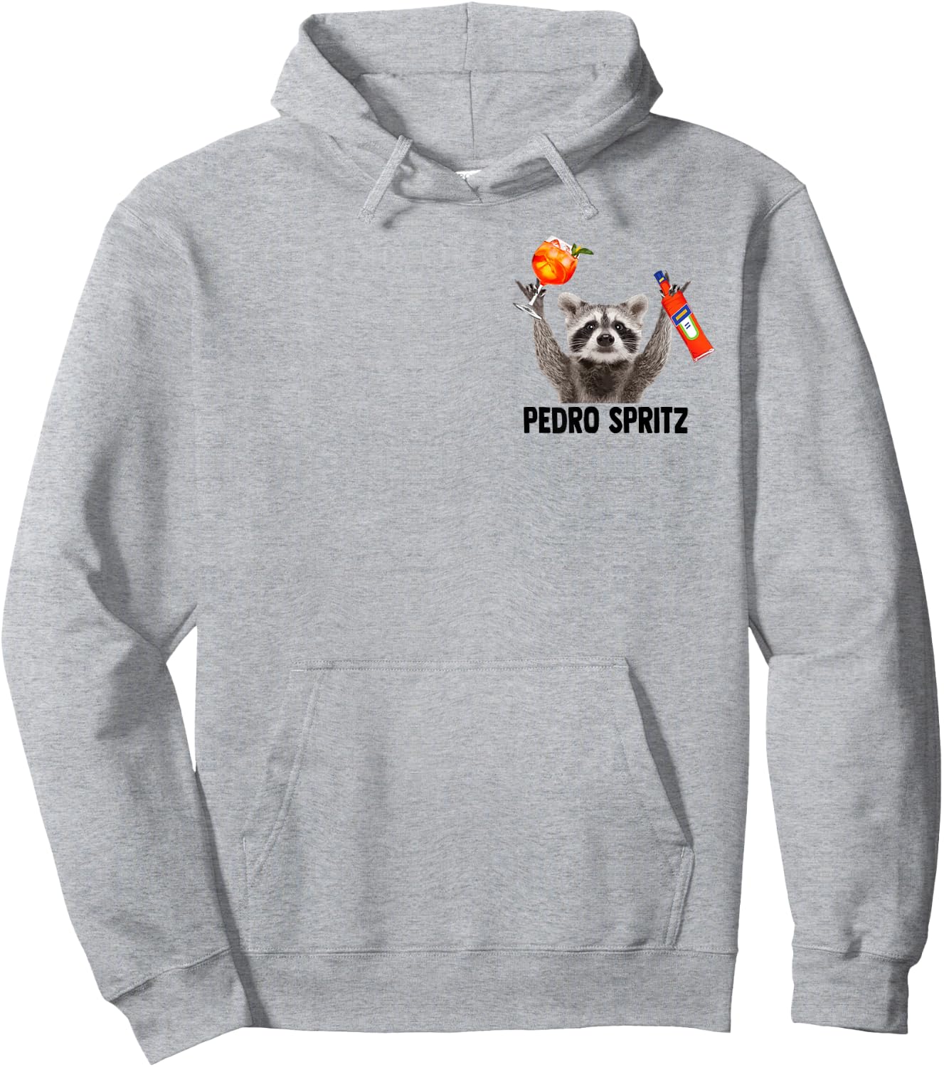 Pedro Spritz X Racoon Aperölchen Spritz Ultras , White Hoodie - Hoodie | Ash