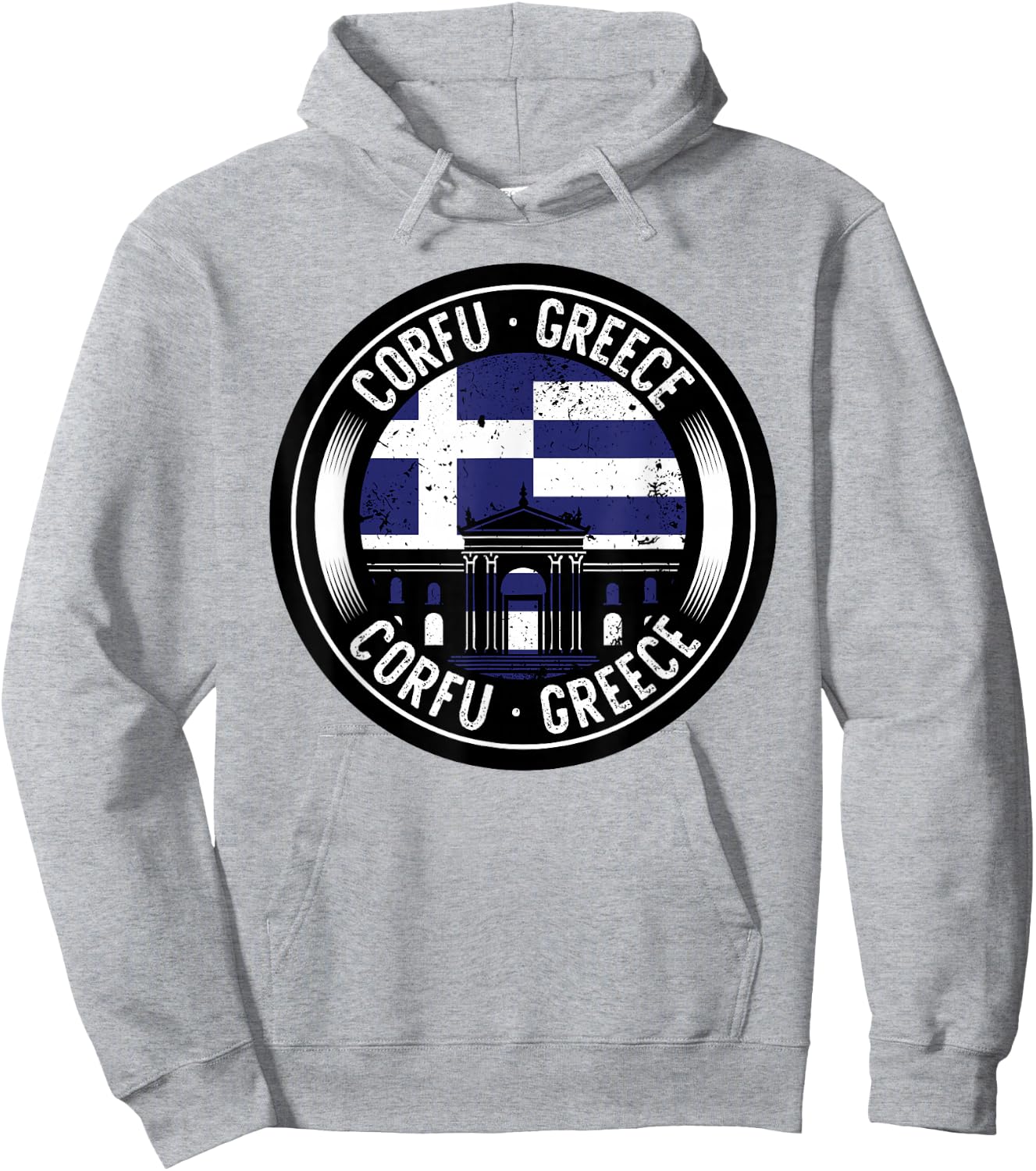 Voyage en Grèce à Corfou Hoodie - Hoodie | Ash