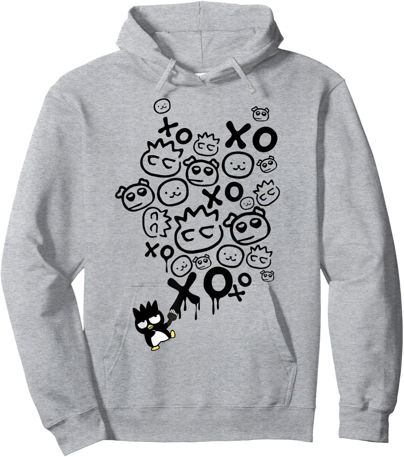 Badtz - Maru XO Street Art Hoodie - Hoodie | Ash
