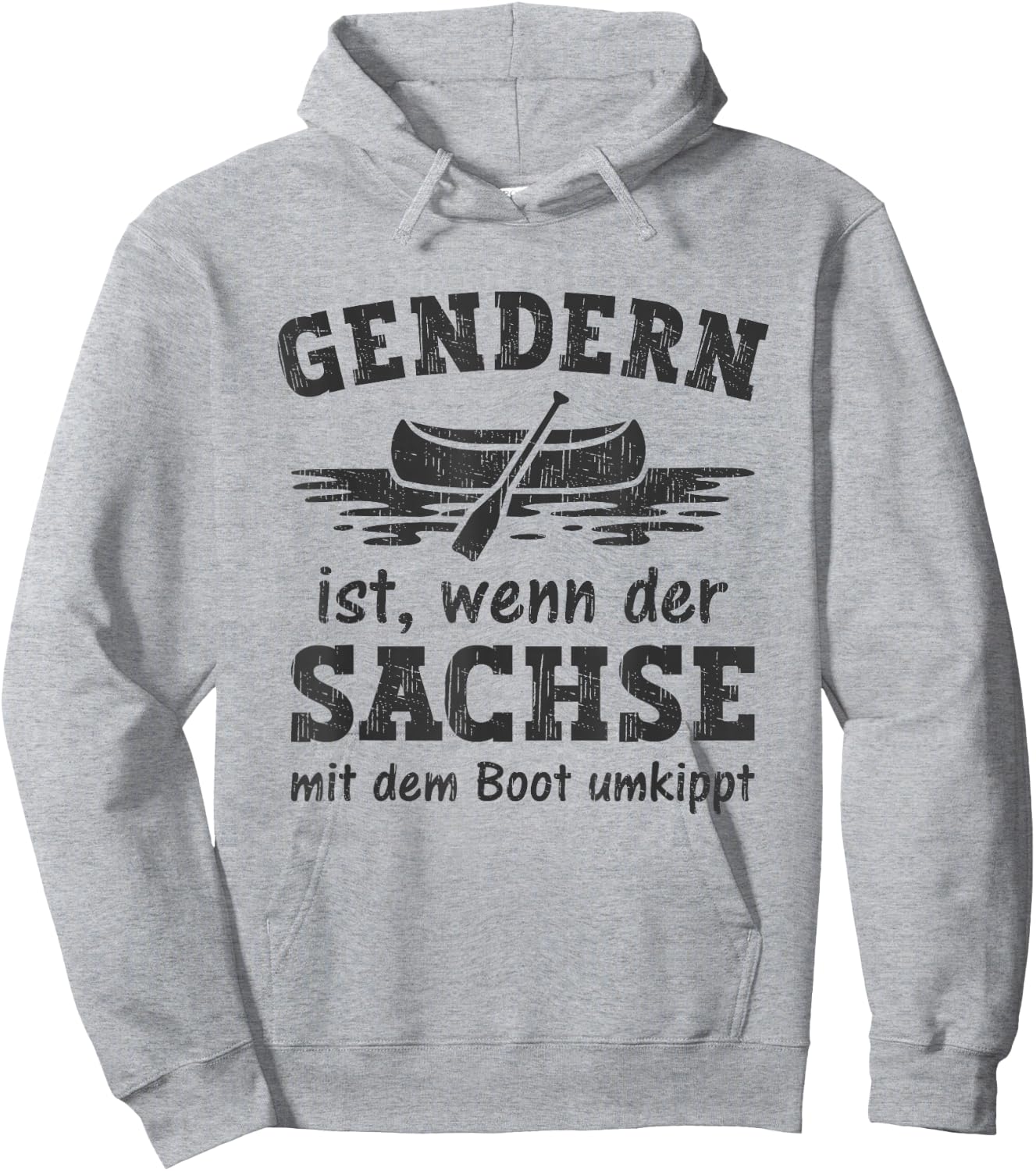 Gendern ist wenn der Sachse mit dem Boot umkippt Hoodie - Hoodie | Ash