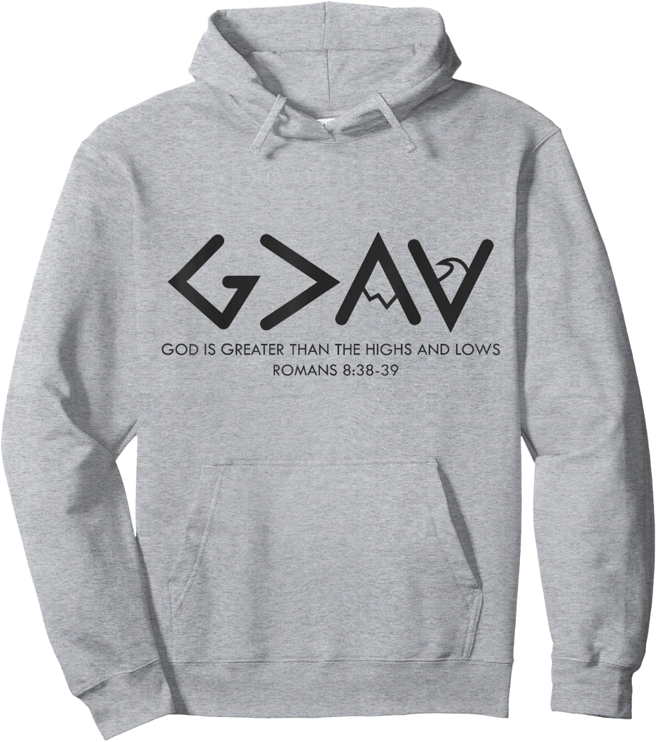 "G>AV" Deep Hoodie - Hoodie | Ash