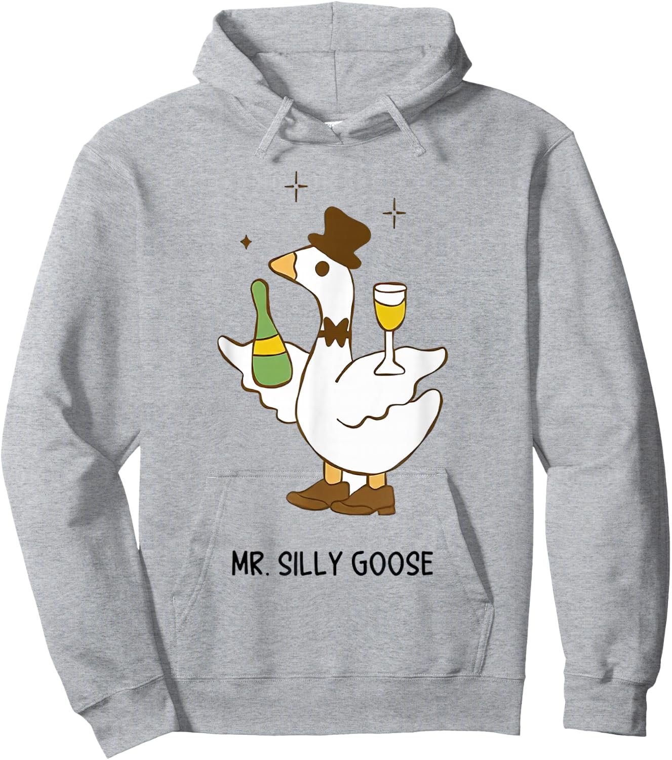 Mr Silly Goose Bride To Be Wedding Drinking Bride Goose Hoodie - Hoodie | Ash