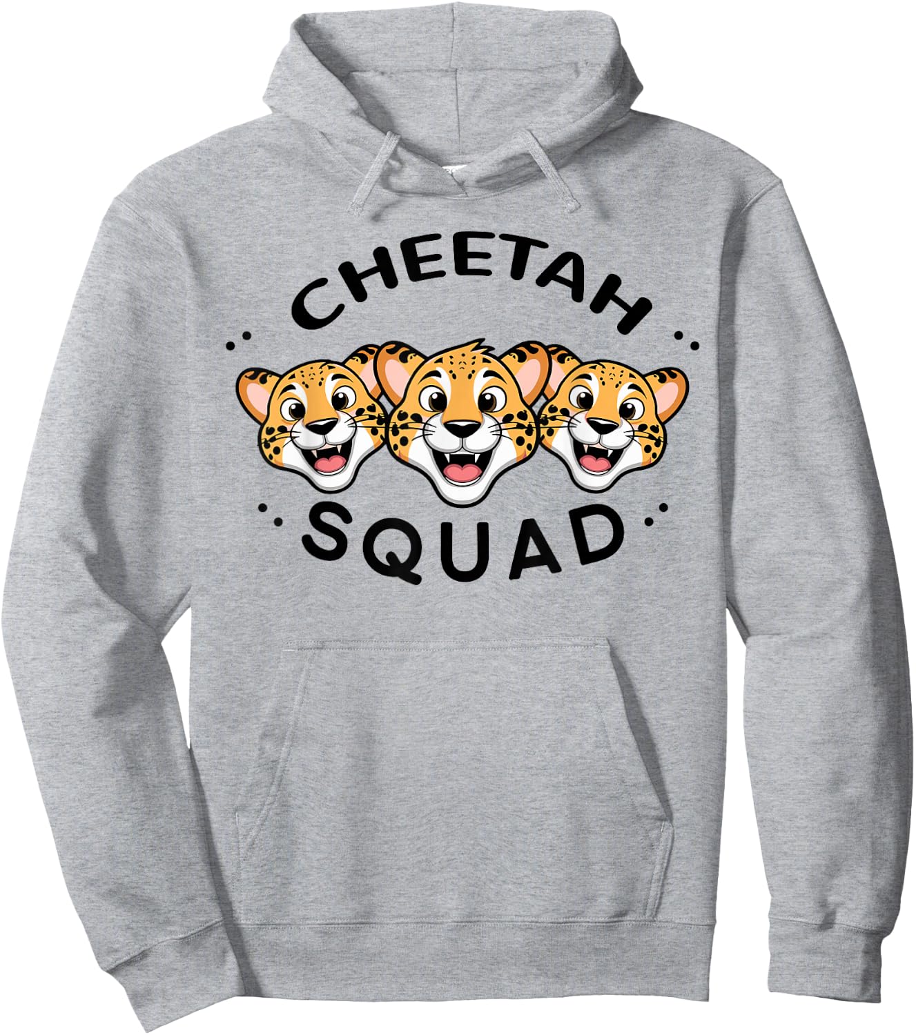 Cheetah Squad Stuff for Cheetah Lover Design | Kids Cheetah Hoodie - Hoodie | Ash
