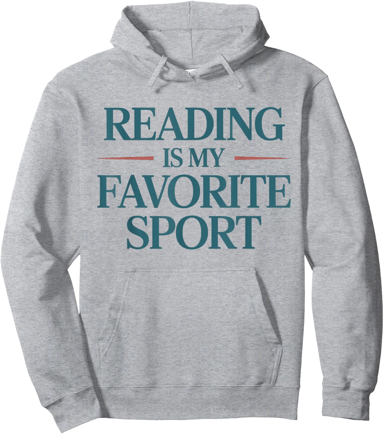 Reading is My Favorite Sport Bookworm Bibliophile Hoodie - Hoodie | Ash