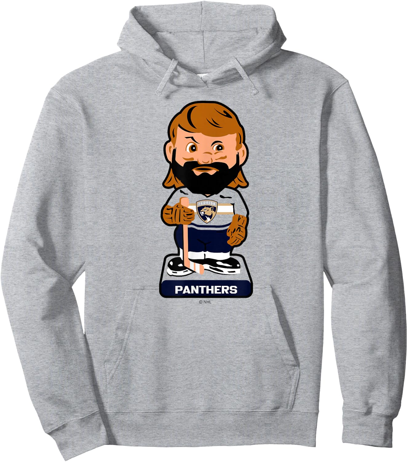 Florida Panthers Bobblehead Red Officially Licensed Hoodie - Hoodie | Ash