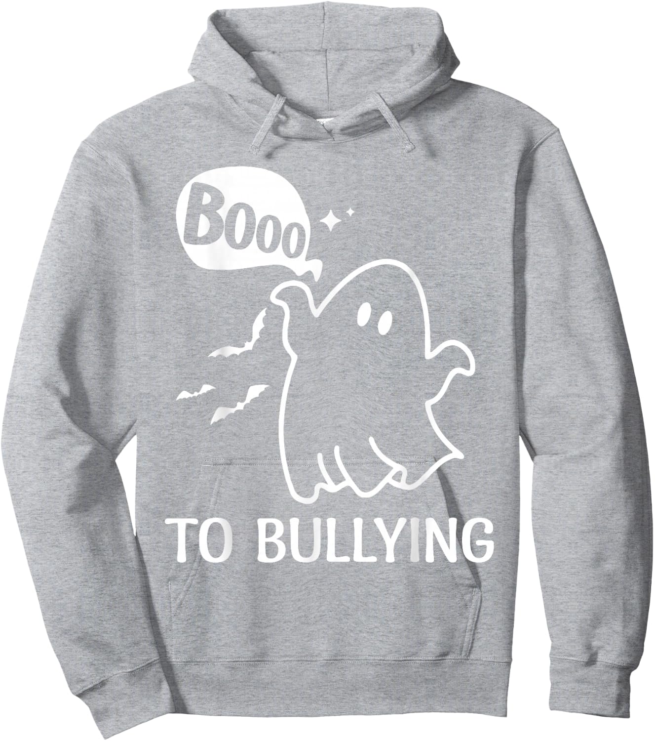 Boo To Bullying Halloween Ghost Anti Bully Unity Day Orange Hoodie - Hoodie | Ash