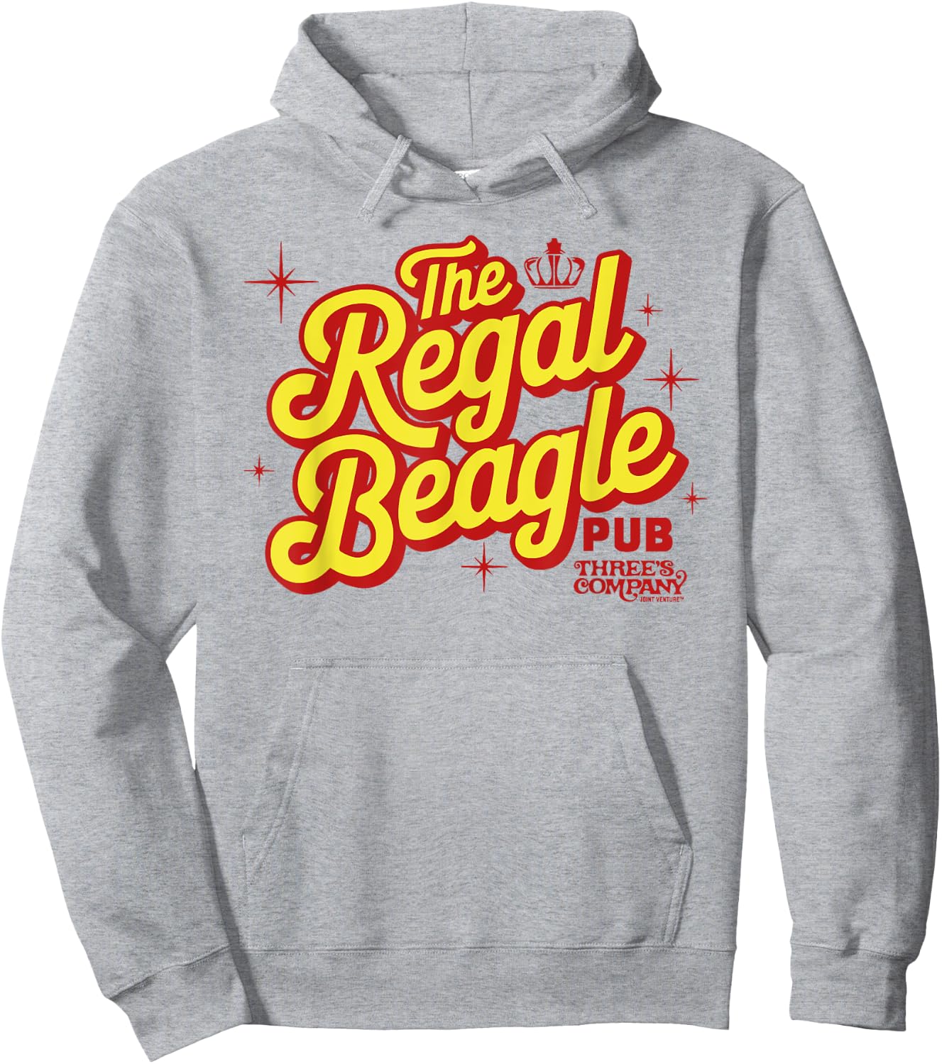 Regal Beagle Pub Retro Three's Company - Officially Licensed Hoodie - Hoodie | Ash